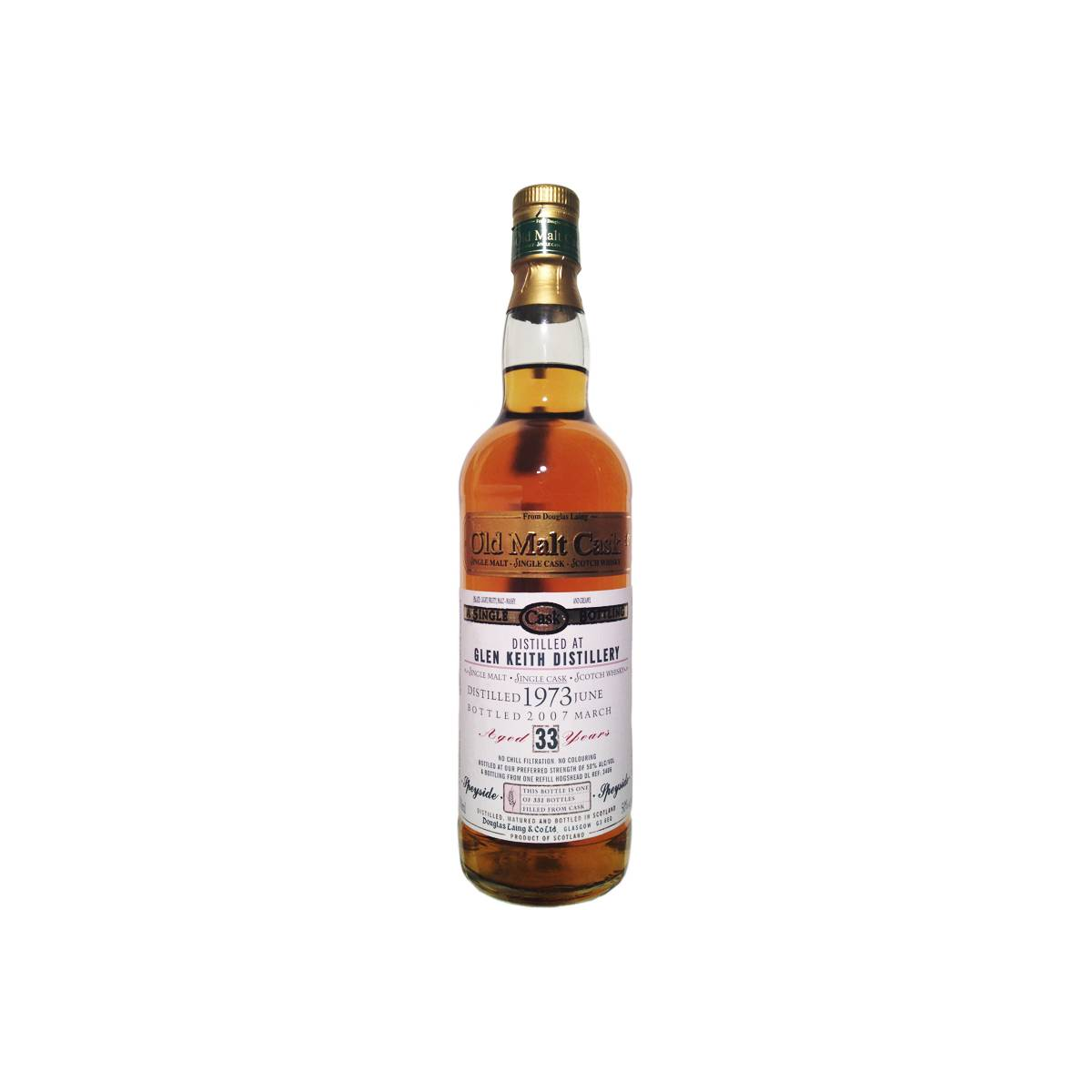 Glen Keith Old Malt Cask 1973 33 Years Single Malt Whisky