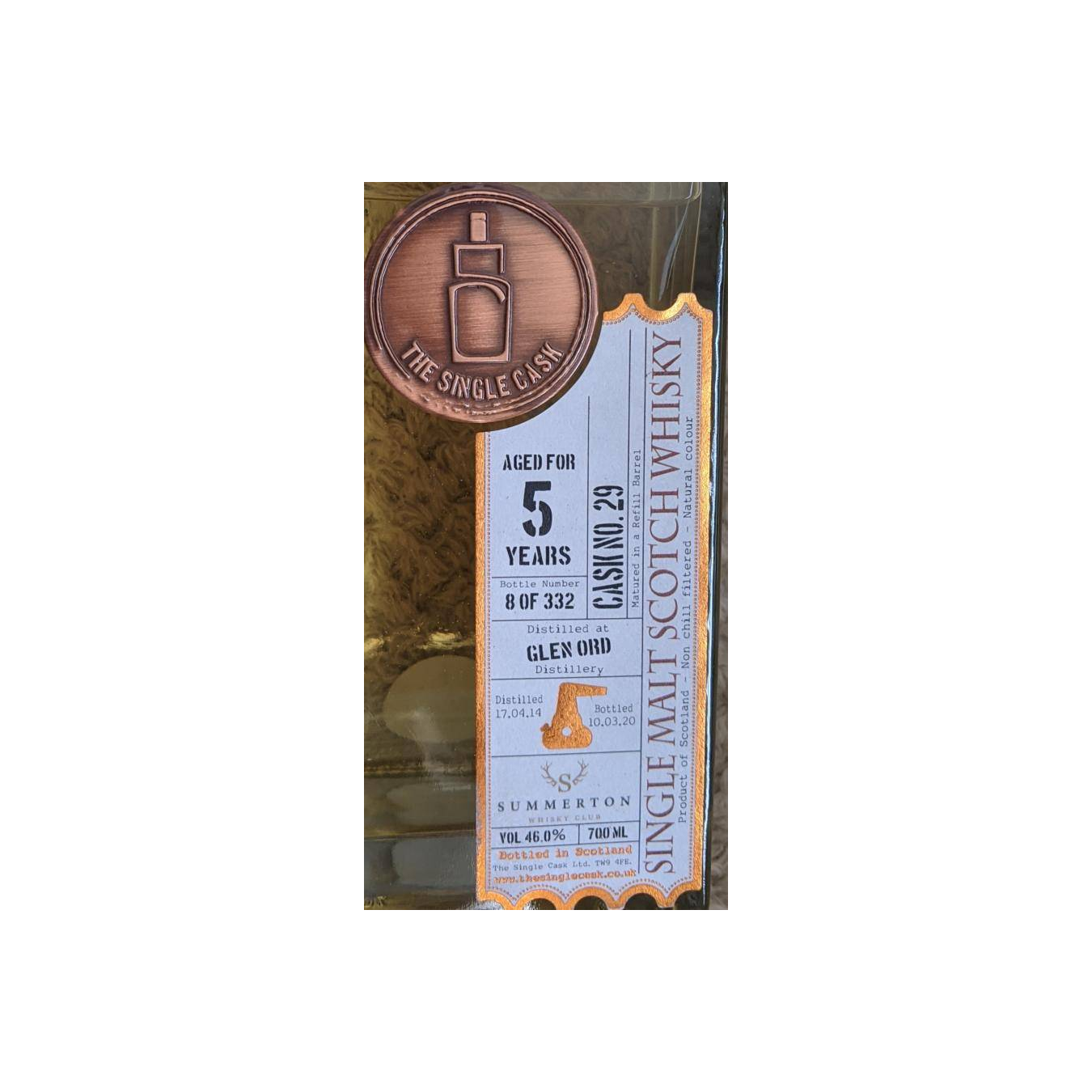 Glen Ord 2014 5 Years Single Malt Whisky 2