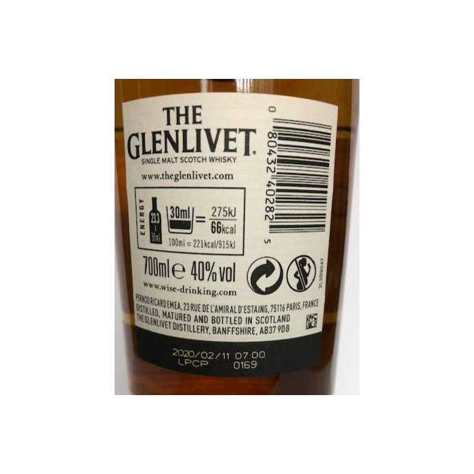 The Glenlivet 12 Years Single Malt Whisky 2