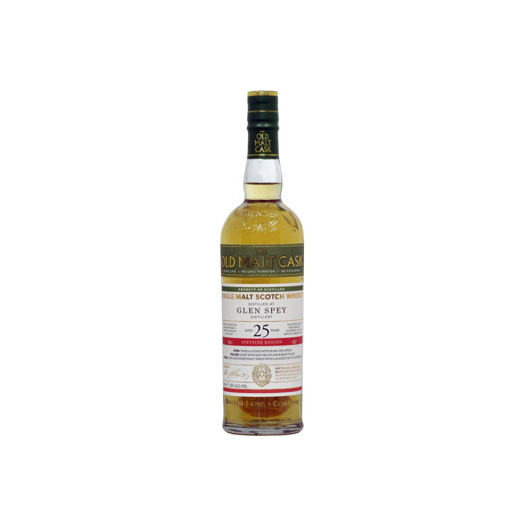Glen Spey Old Malt Cask 1991 25 Years Single Malt Whisky