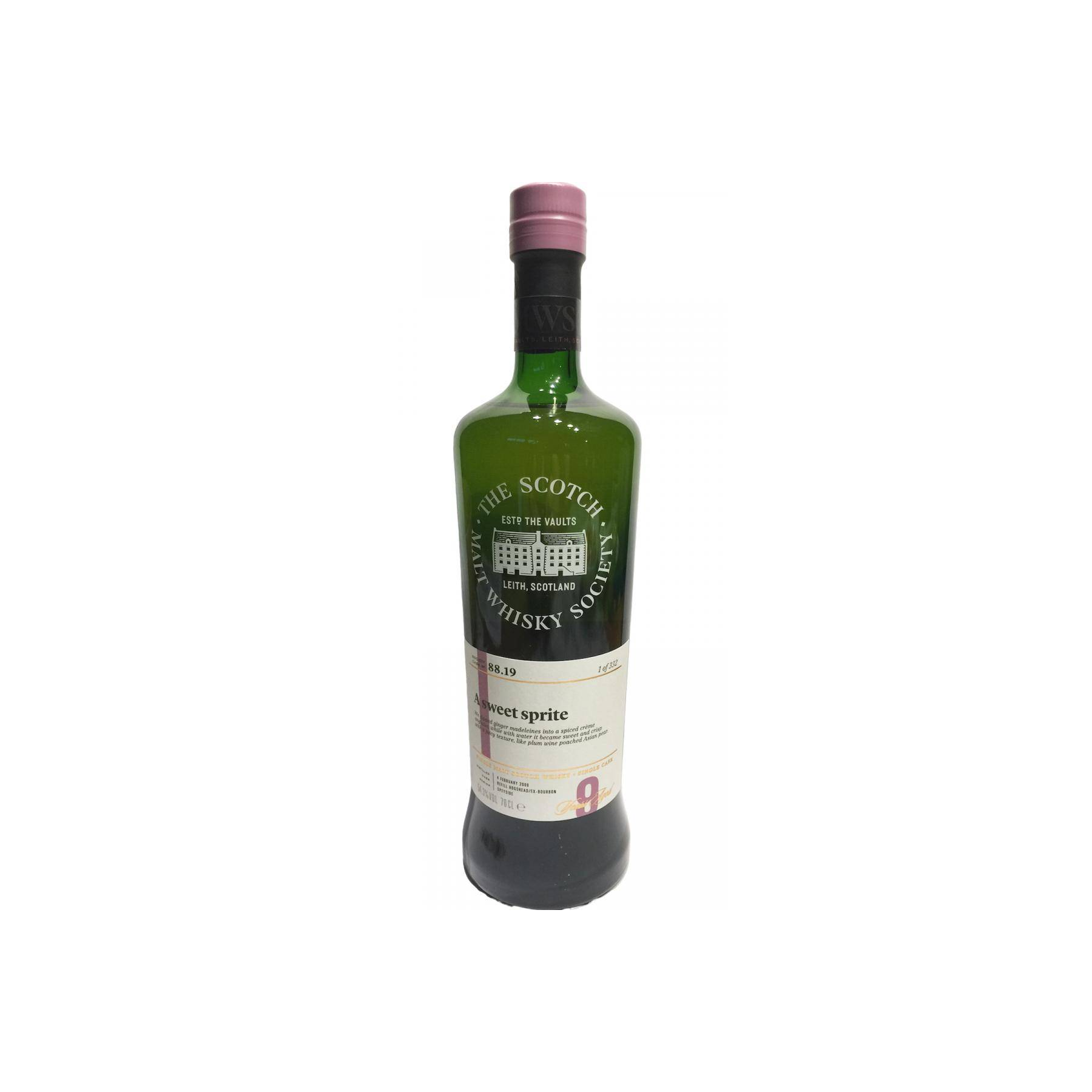 The Scotch Malt Whisky Society 2009 9 Years Single Malt Whisky