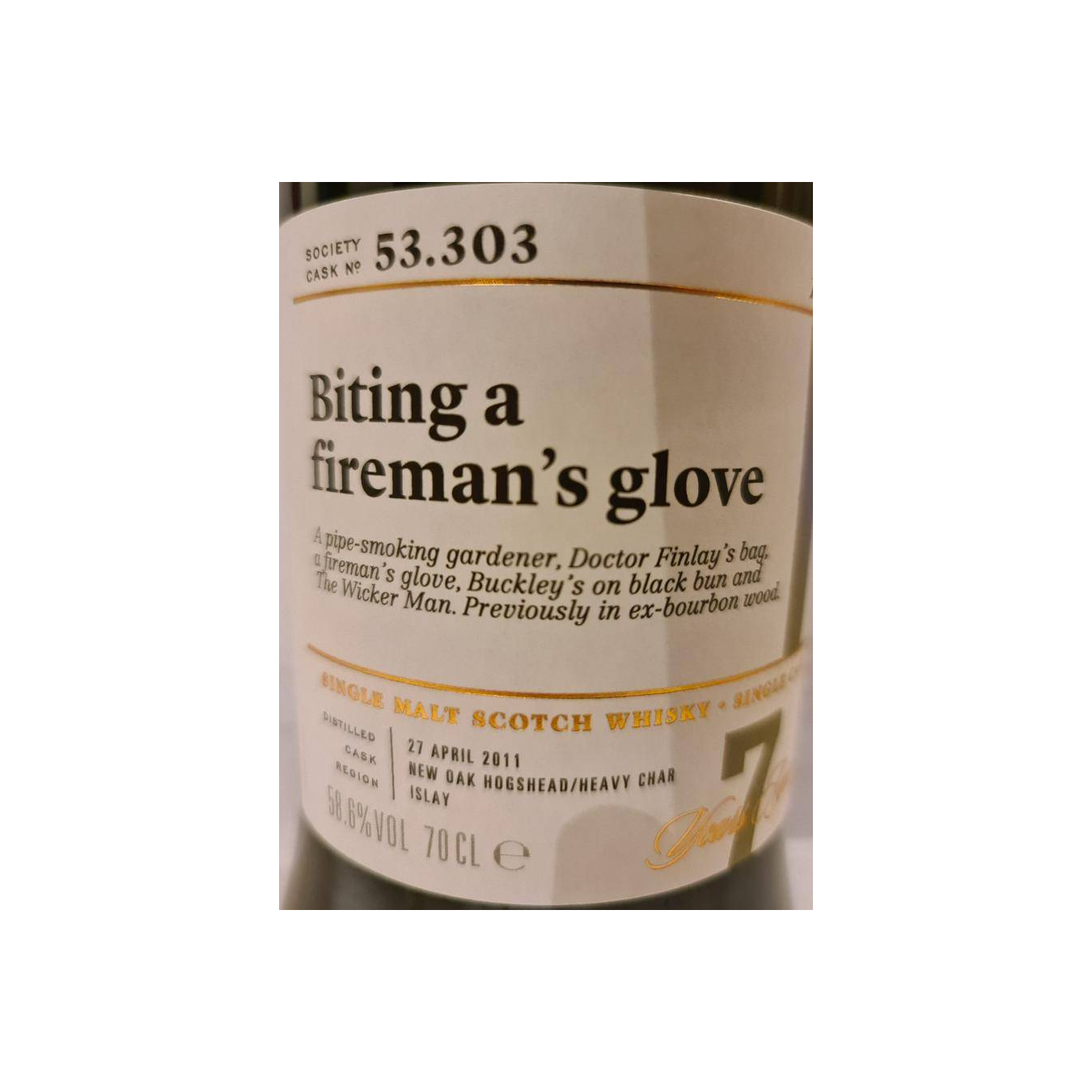 The Scotch Malt Whisky Society 2011 7 Years Single Malt Whisky 2