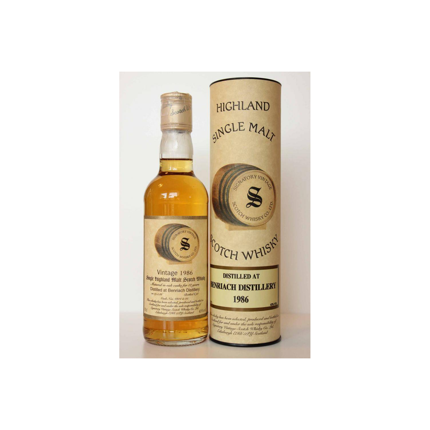 BenRiach Vintage Collection 1986 12 Years Single Malt Whisky 2