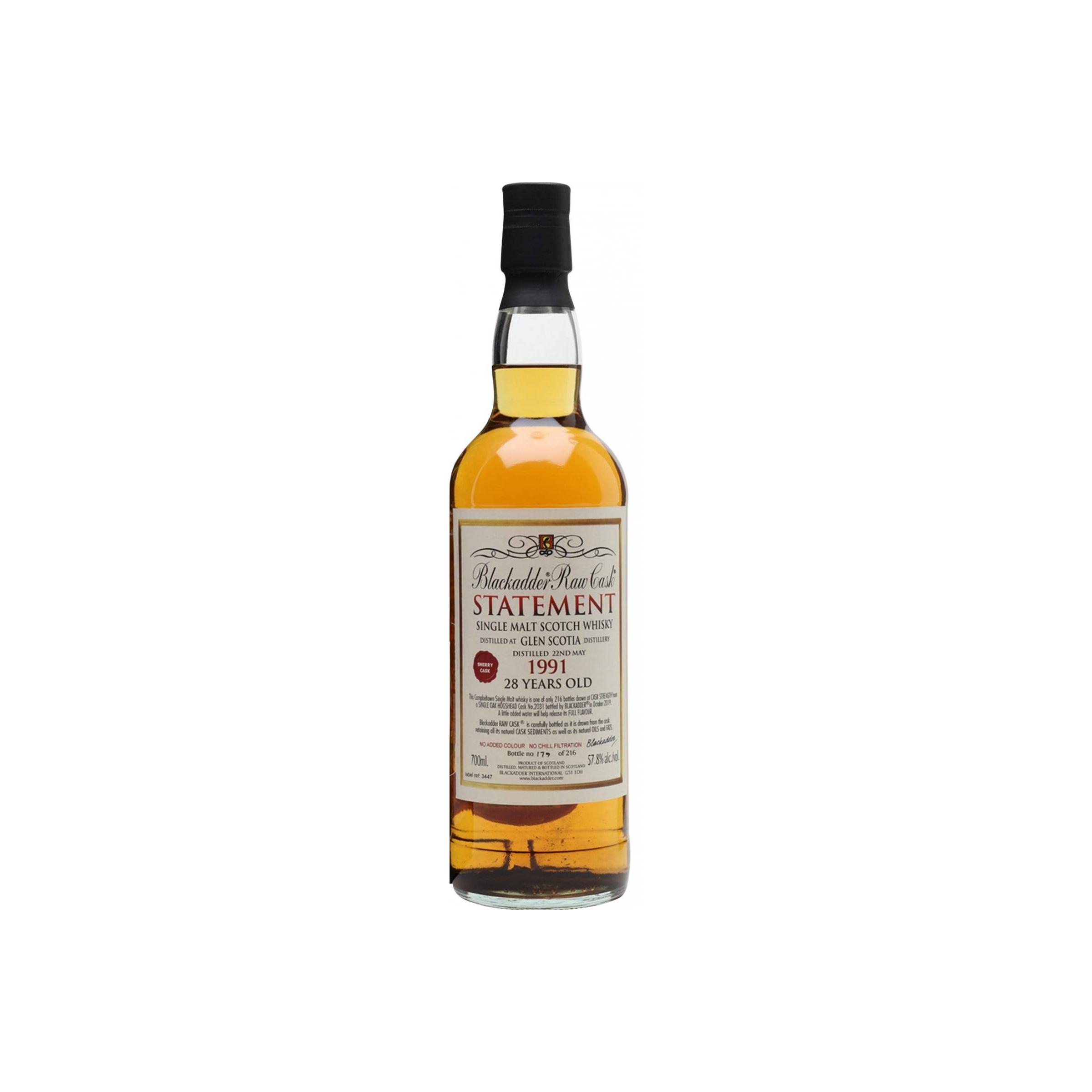 Glen Scotia 1991 28 Years Single Malt Whisky