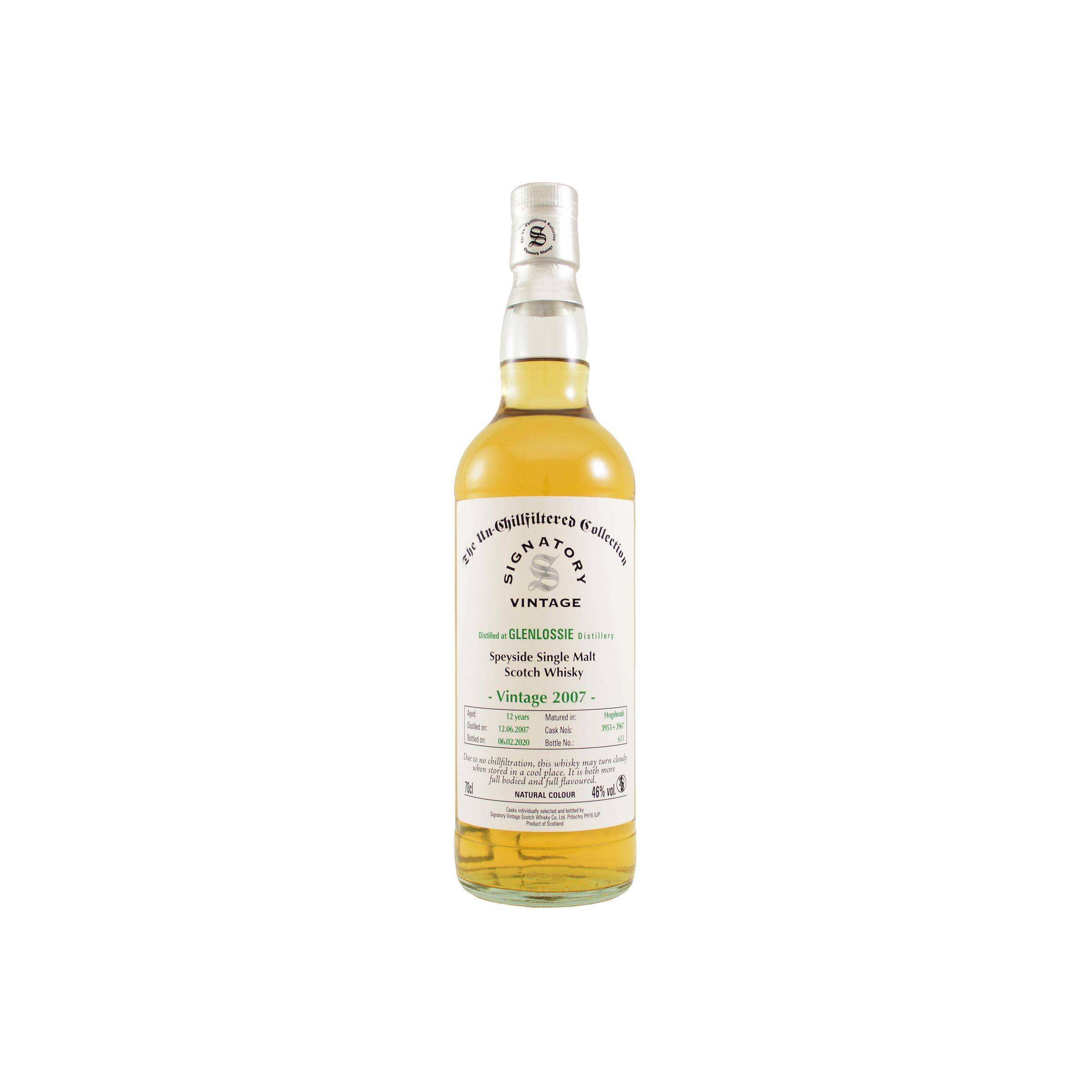 Glenlossie The Un-Chillfiltered Collection 2007 12 Years Single Malt Whisky