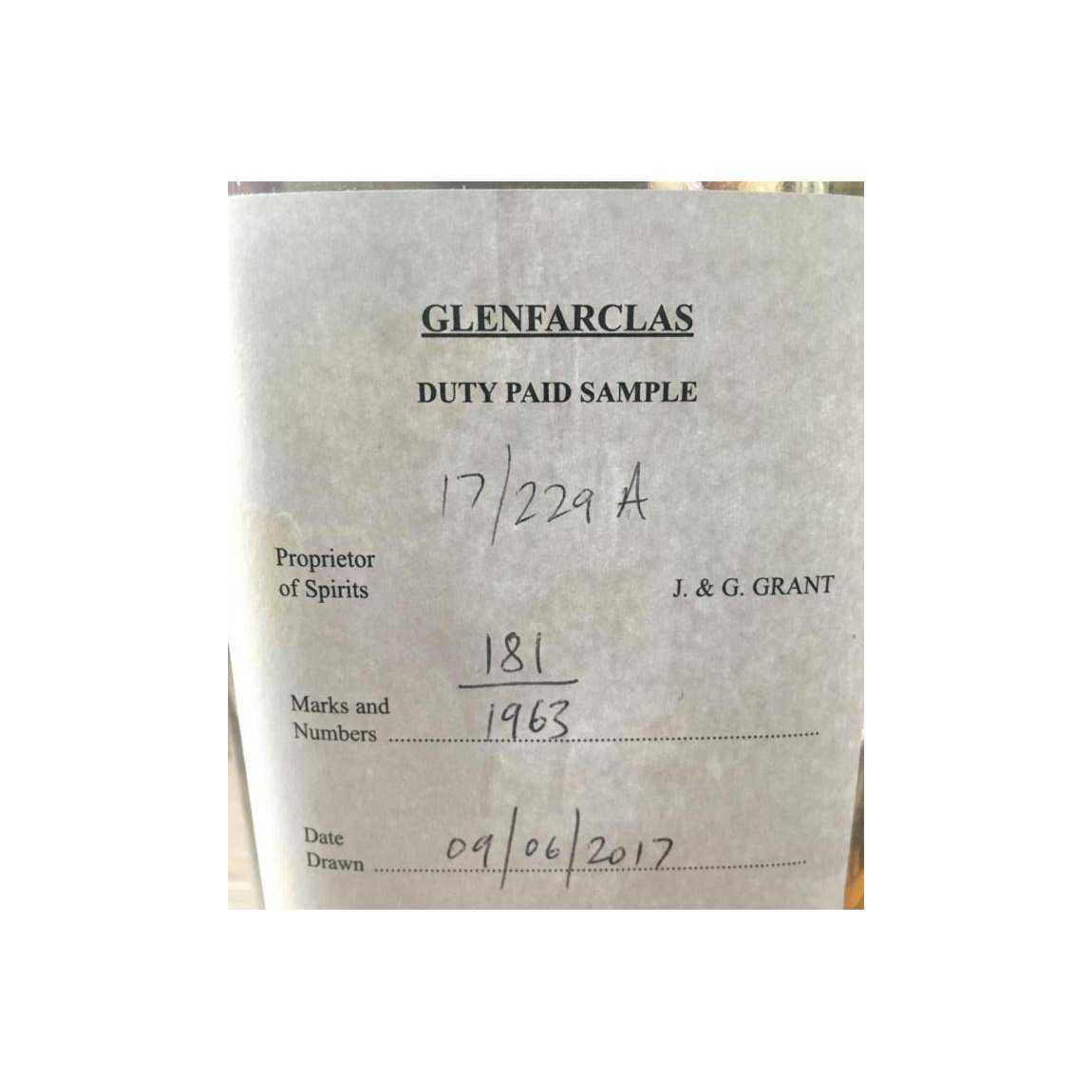 Glenfarclas 1963 53 Years Single Malt Whisky