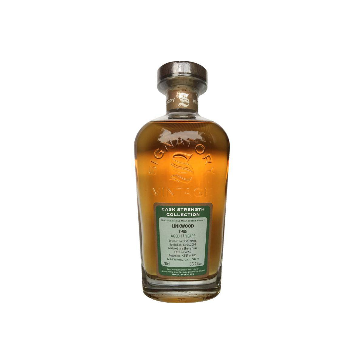 Linkwood Cask Strength Collection 1988 17 Years Single Malt Whisky