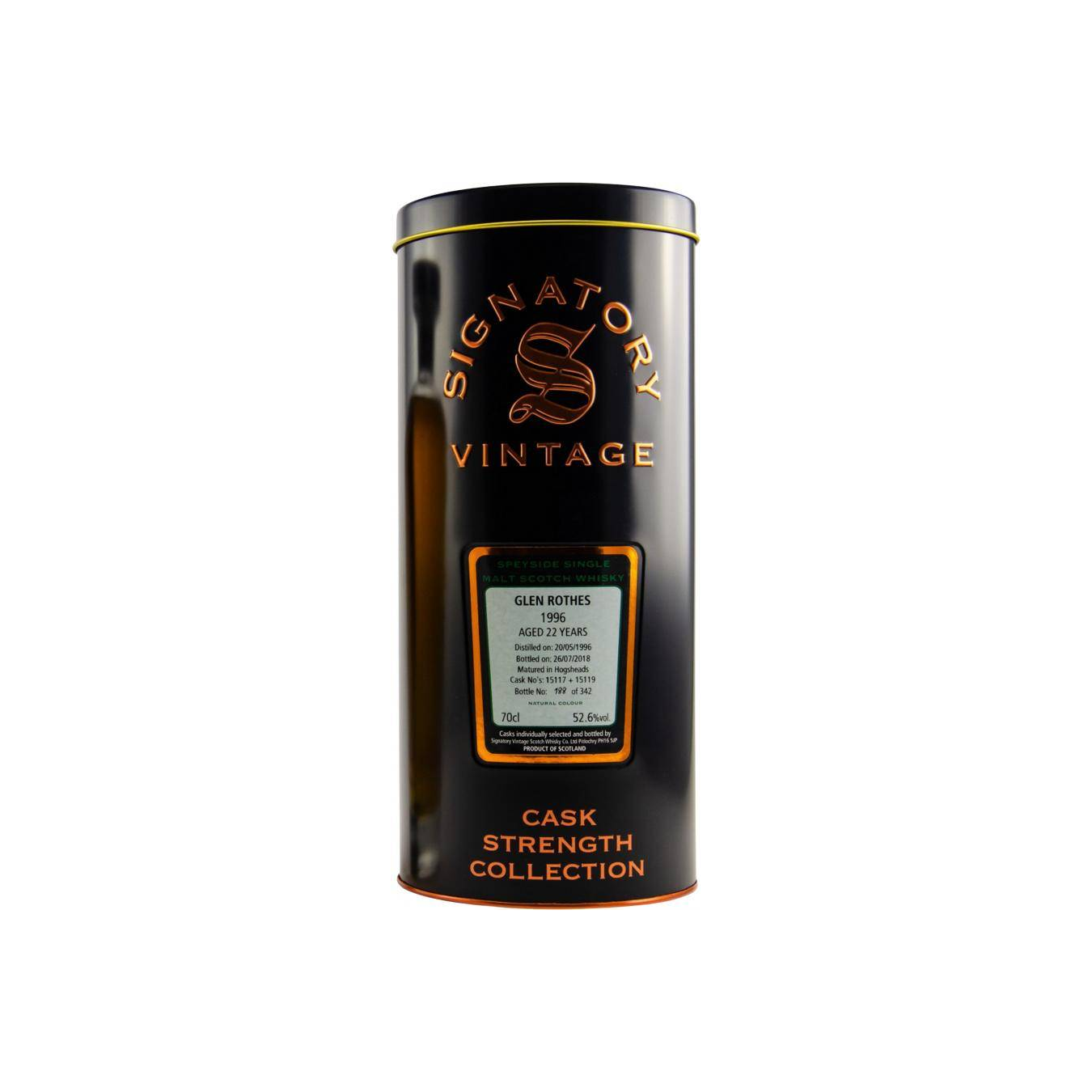 The Glenrothes Cask Strength Collection 1996 22 Years Single Malt Whisky 2