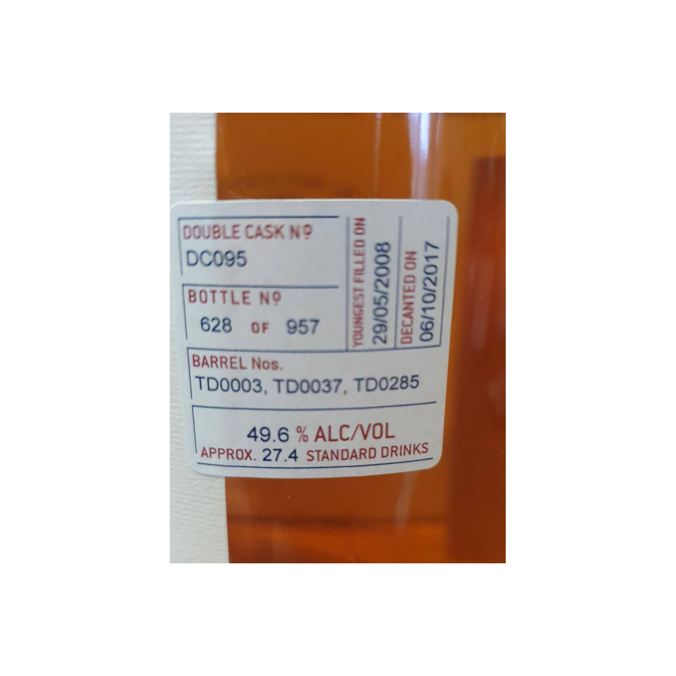 Sullivans Cove 2008 9 Years Single Malt Whisky 3