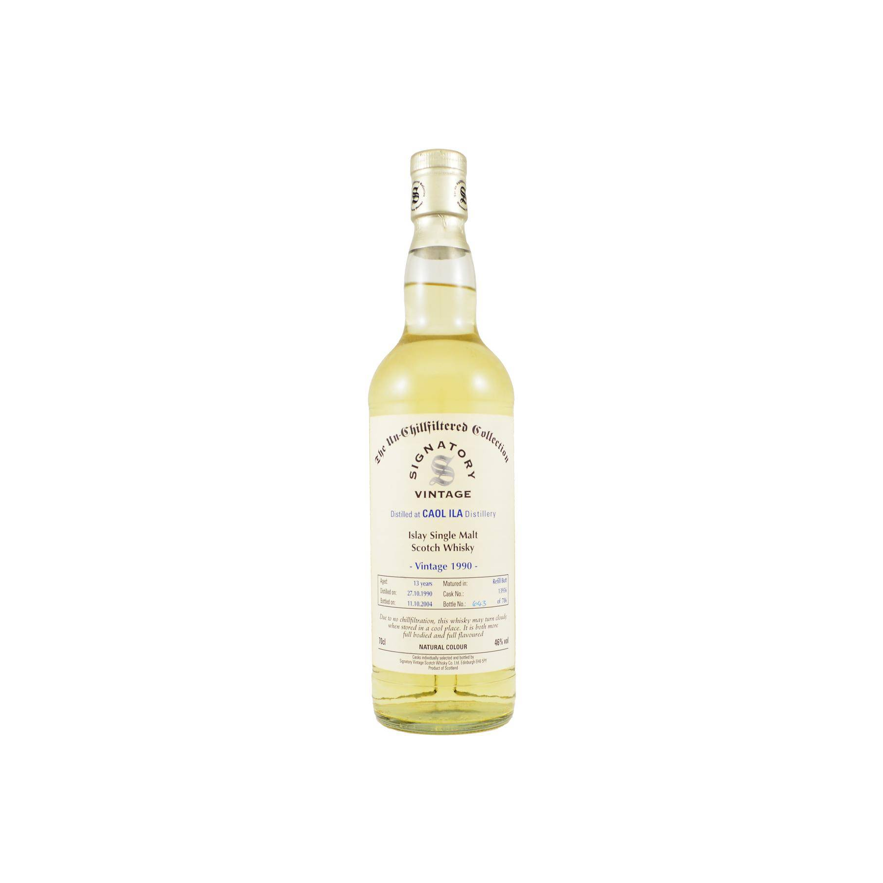 Caol Ila The Un-Chillfiltered Collection 1990 13 Years Single Malt Whisky