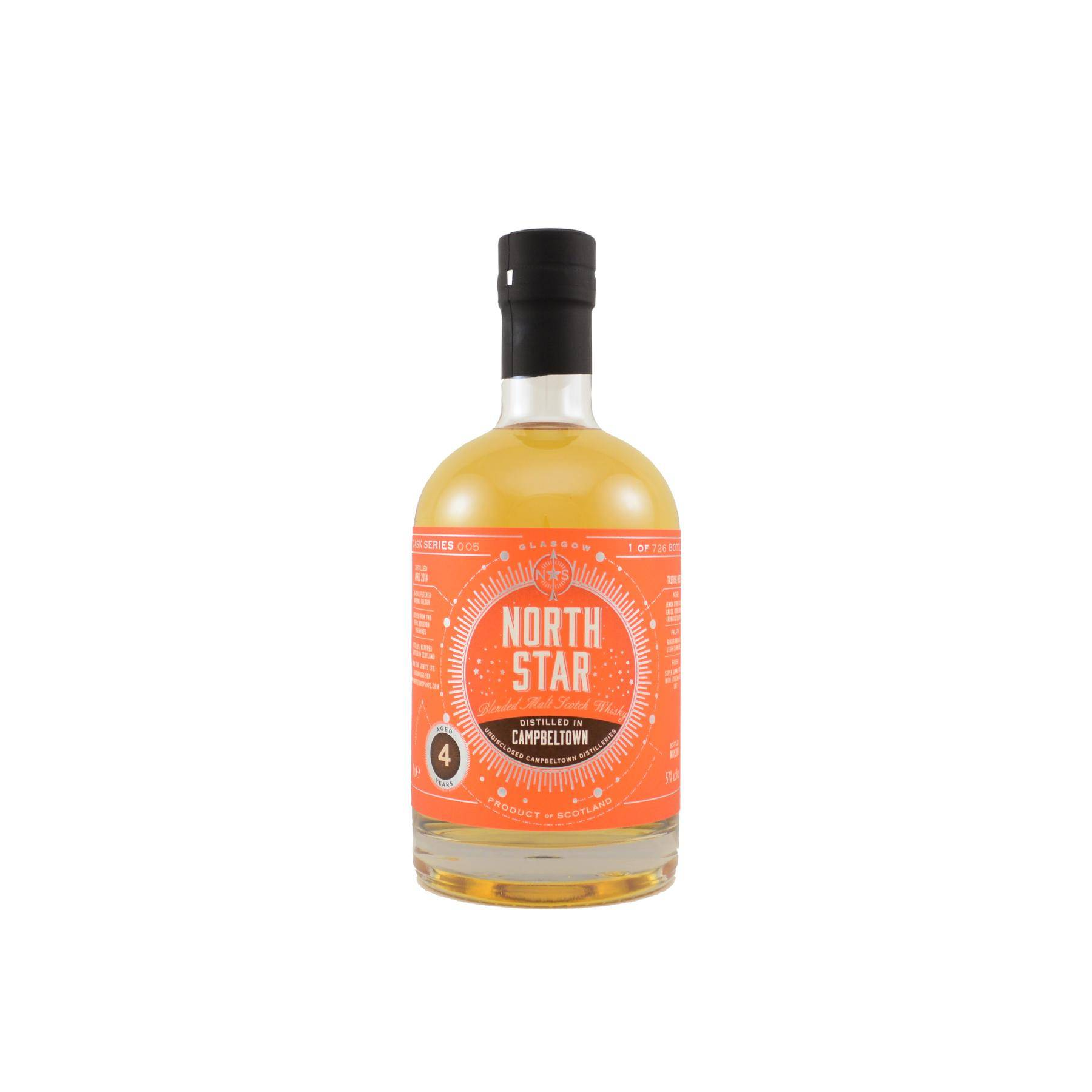 North Star Spirits 2014 4 Years Blended Malt Whisky