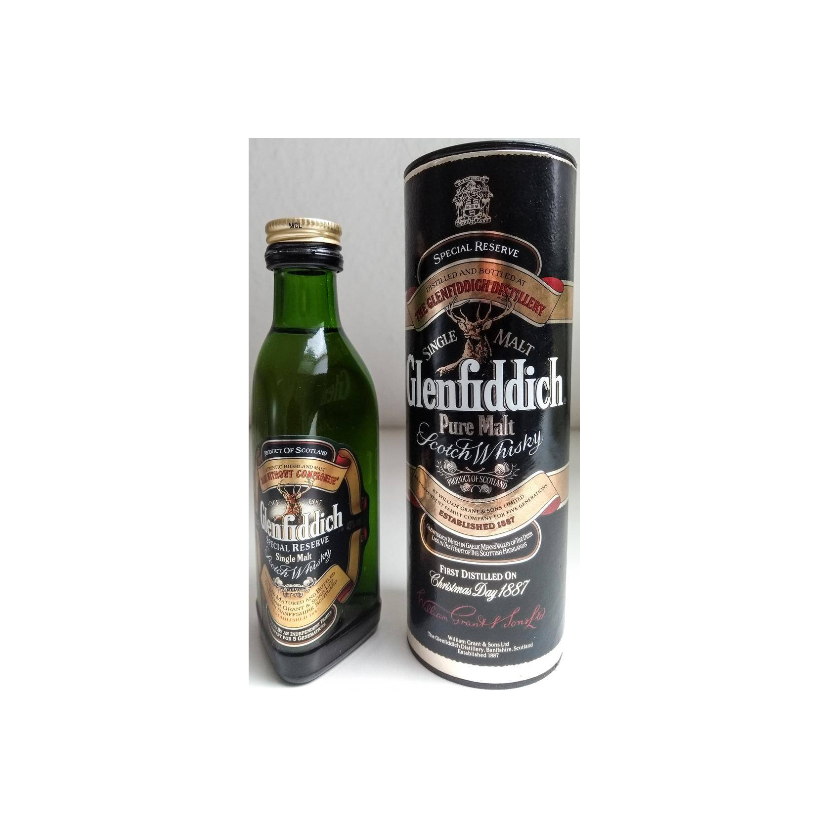 Glenfiddich Miniature Single Malt Whisky 3