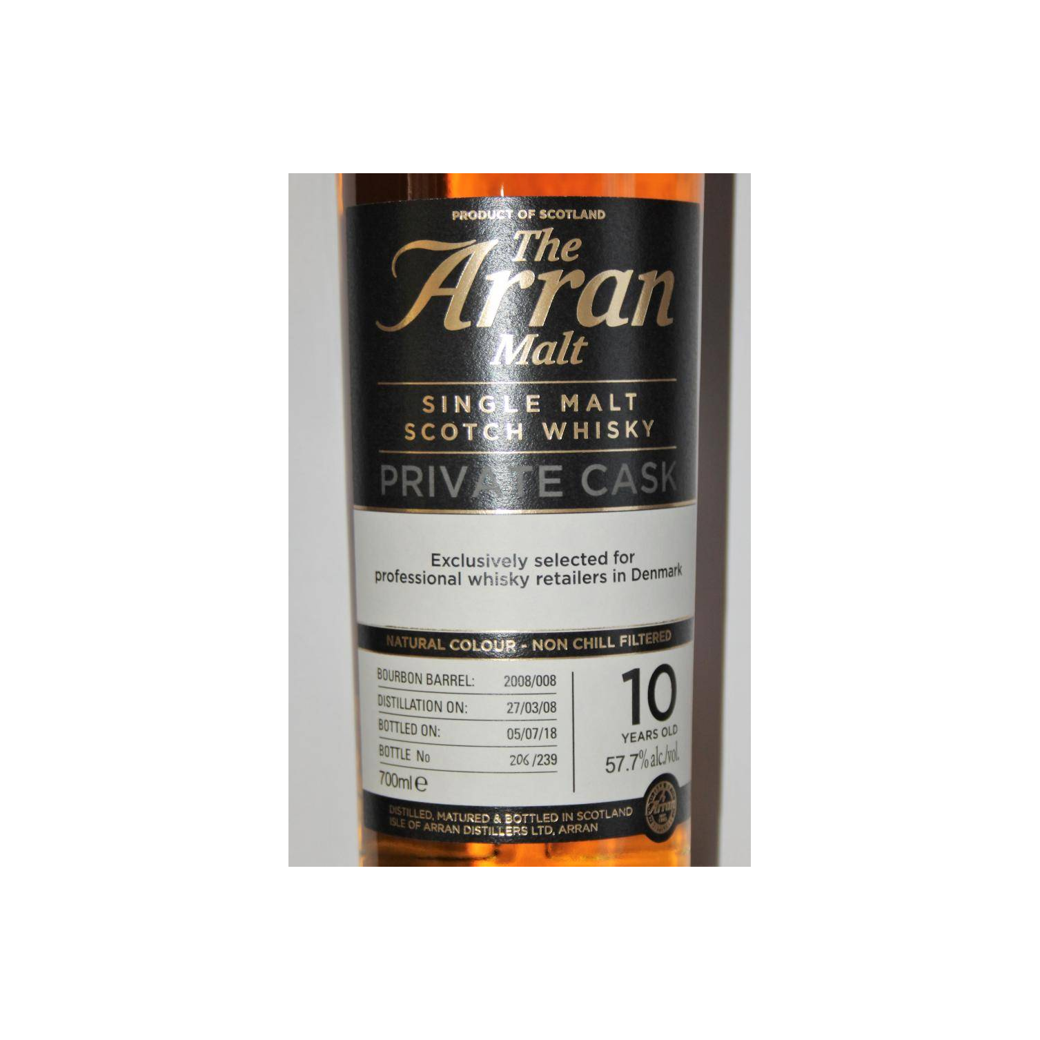 Arran Private Cask 2008 10 Years Single Malt Whisky 2