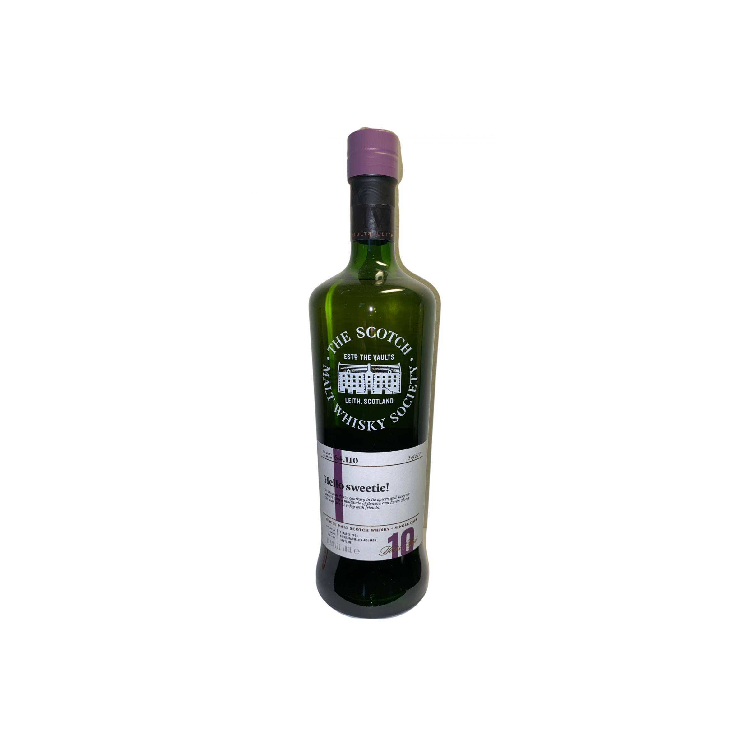 The Scotch Malt Whisky Society 2008 10 Years Single Malt Whisky