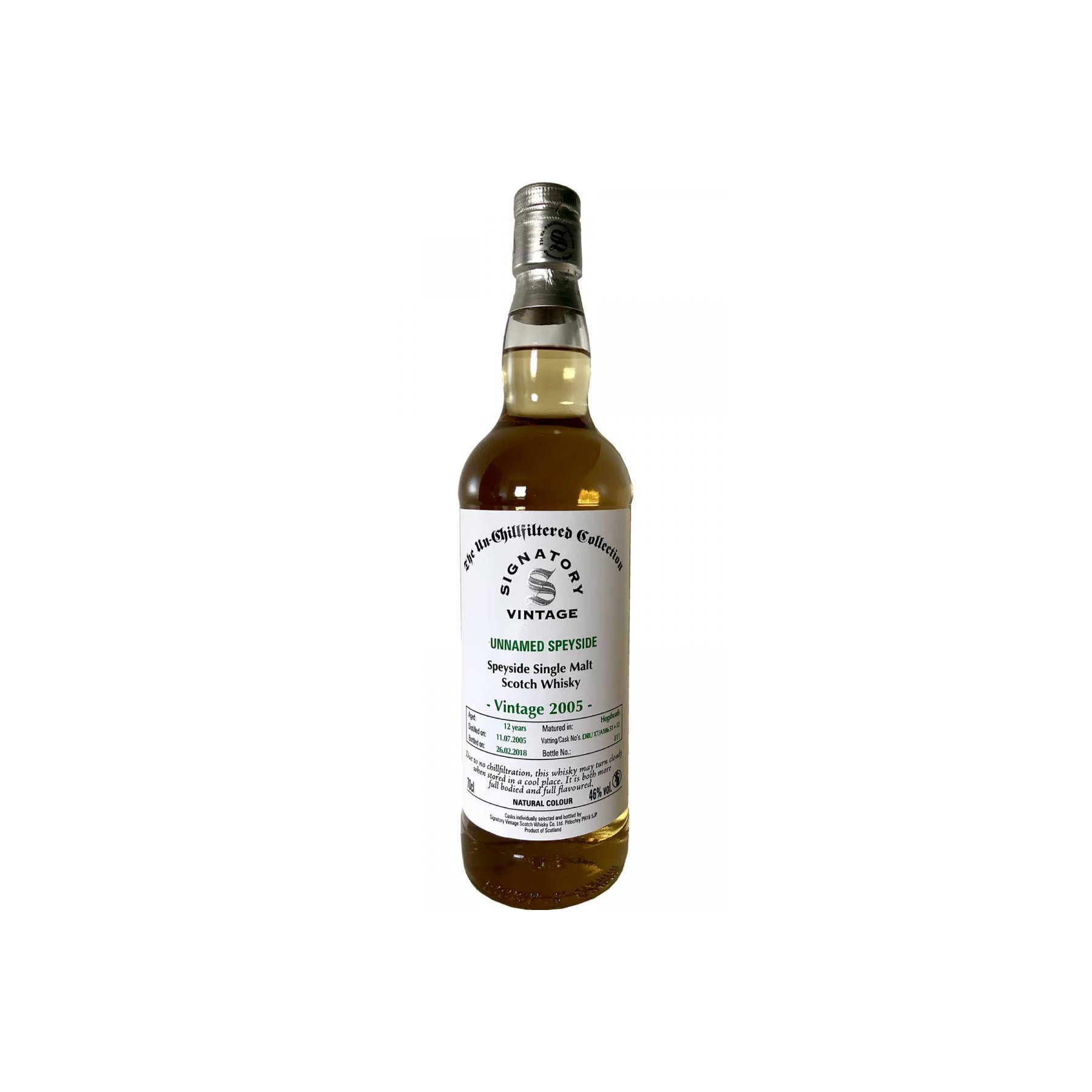 Signatory Vintage The Un-Chillfiltered Collection 2005 12 Years Single Malt Whisky