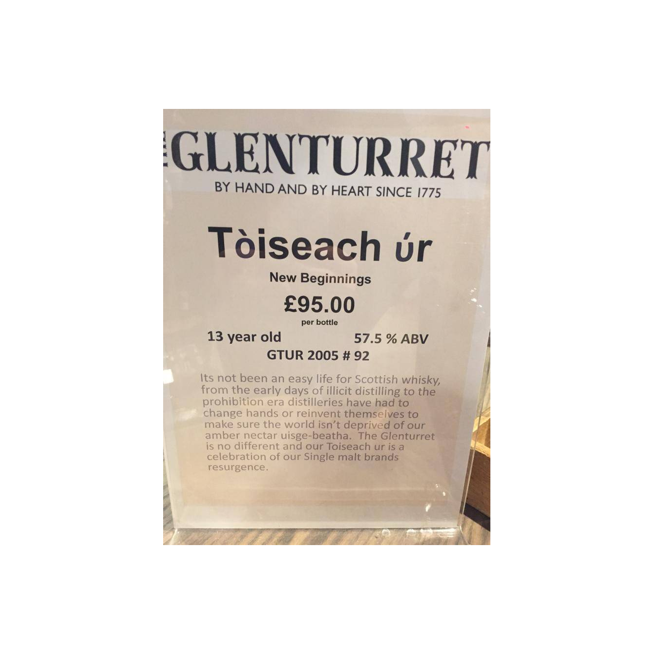 The Glenturret 2005 13 Years Single Malt Whisky 3