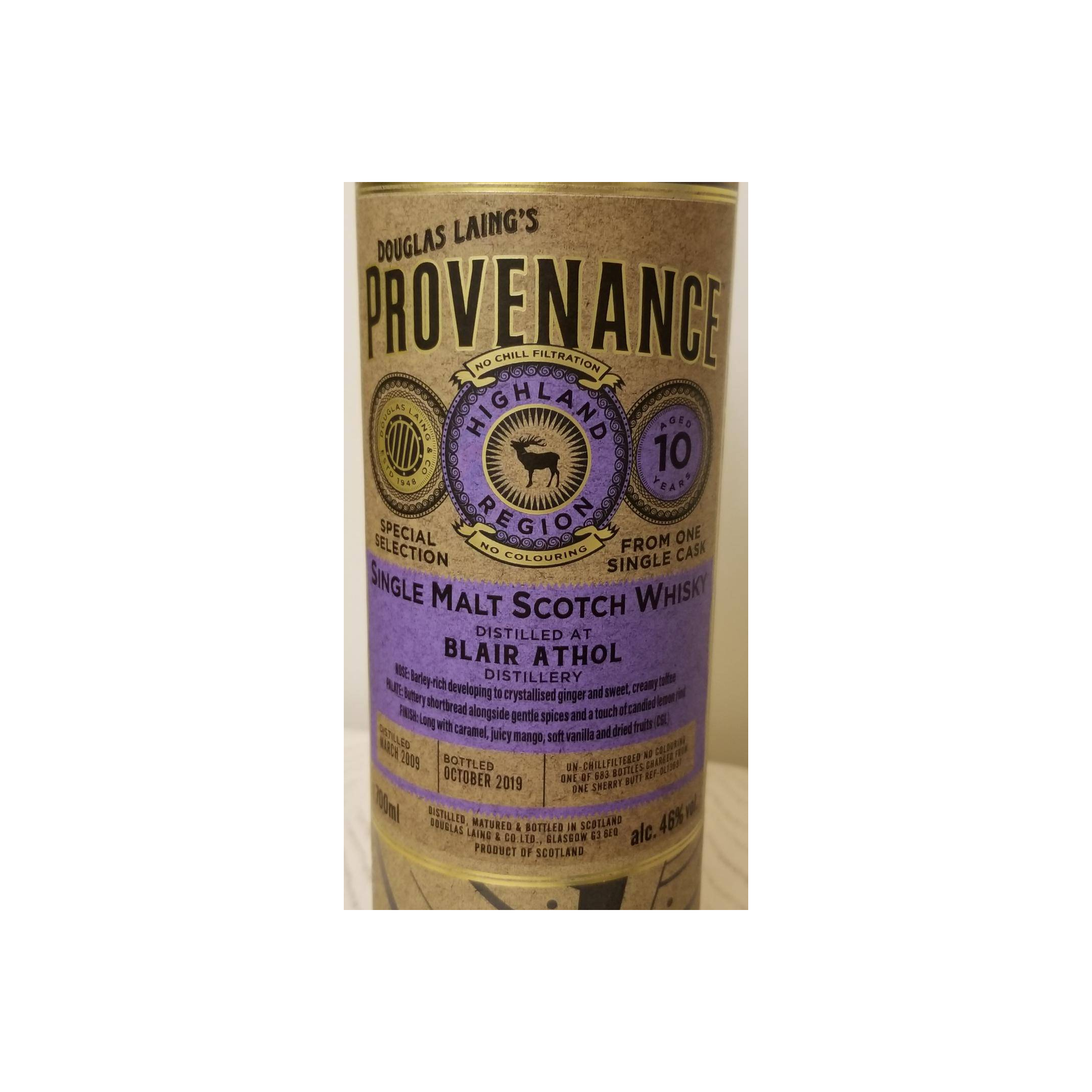 Blair Athol 2009 10 Years Single Malt Whisky 2