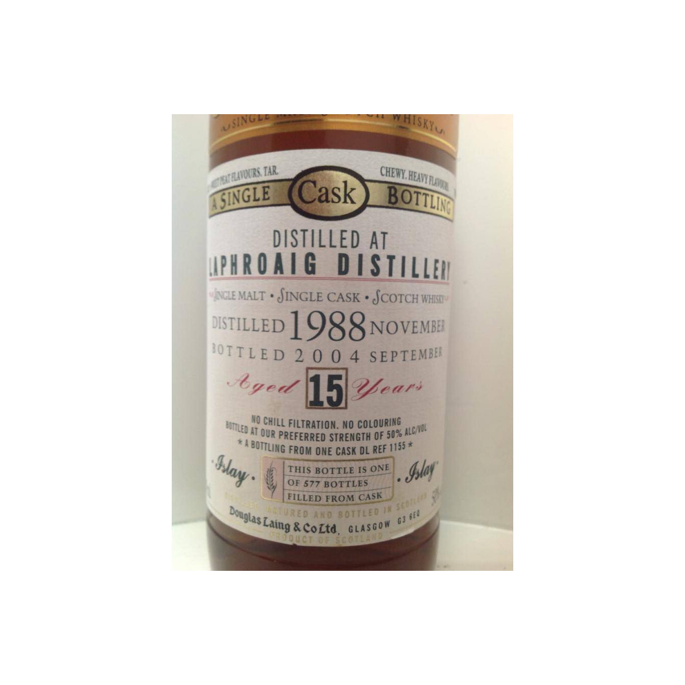 Laphroaig Old Malt Cask 1988 15 Years Single Malt Whisky 2