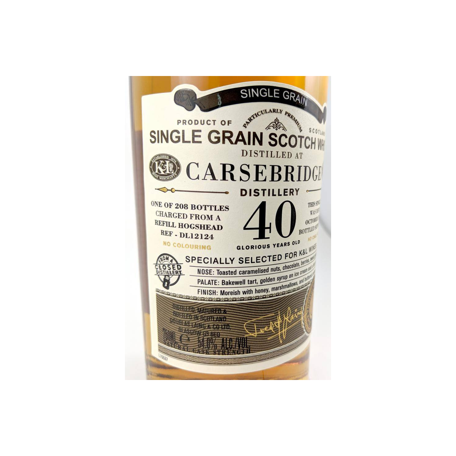 Carsebridge Old Particular 1976 40 Years Single Grain Whisky 3