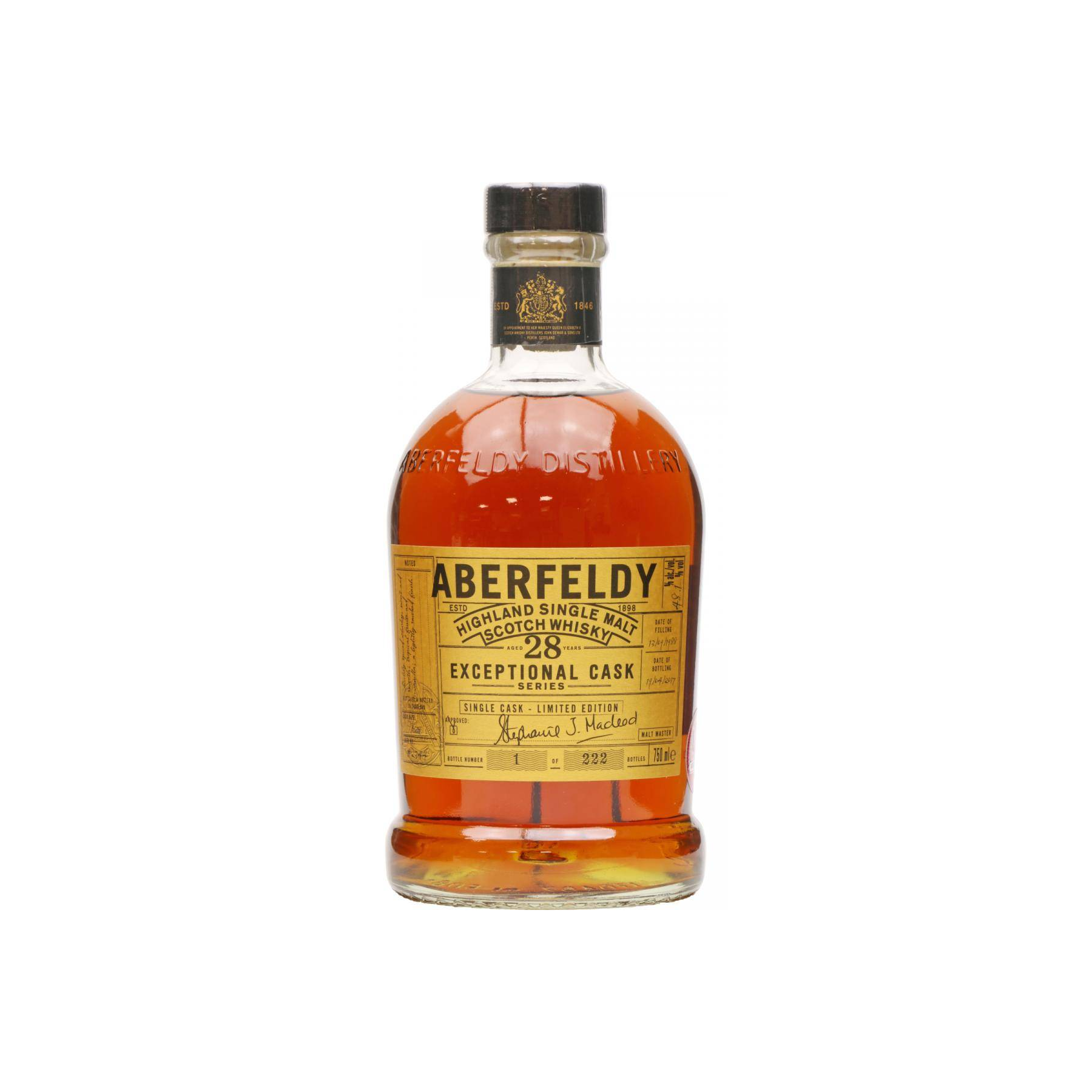 Aberfeldy 1988 28 Years Single Malt Whisky