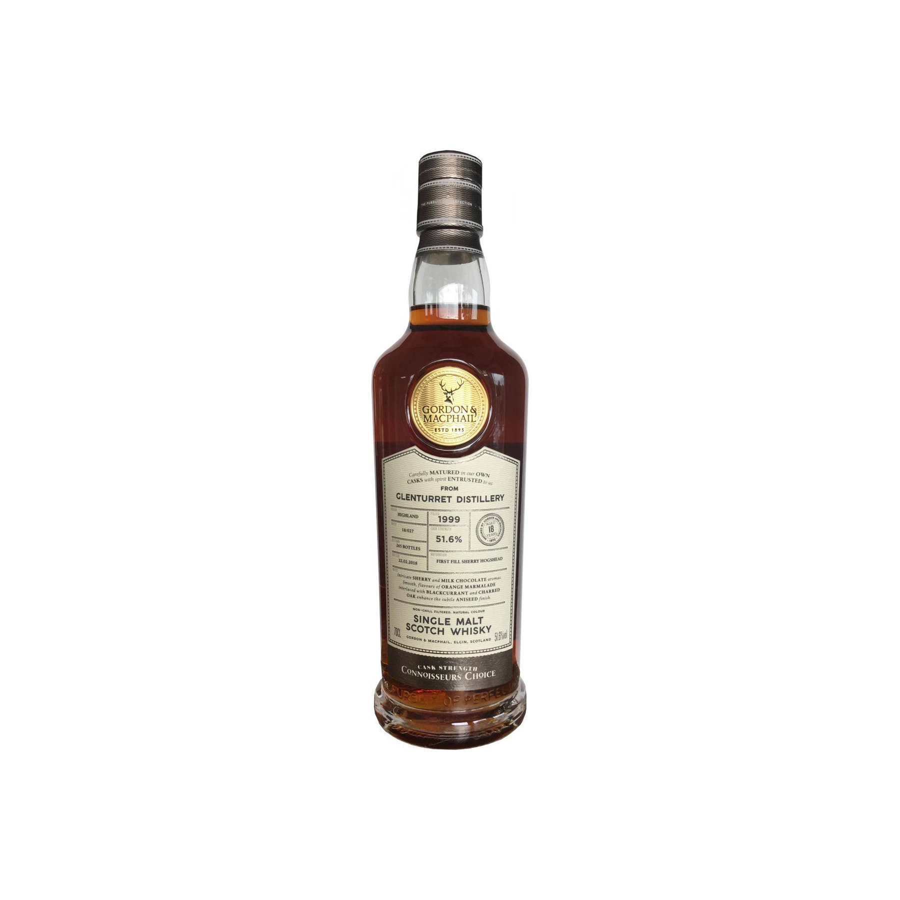 The Glenturret Connoisseurs Choice - Cask Strength 1999 18 Years Single Malt Whisky