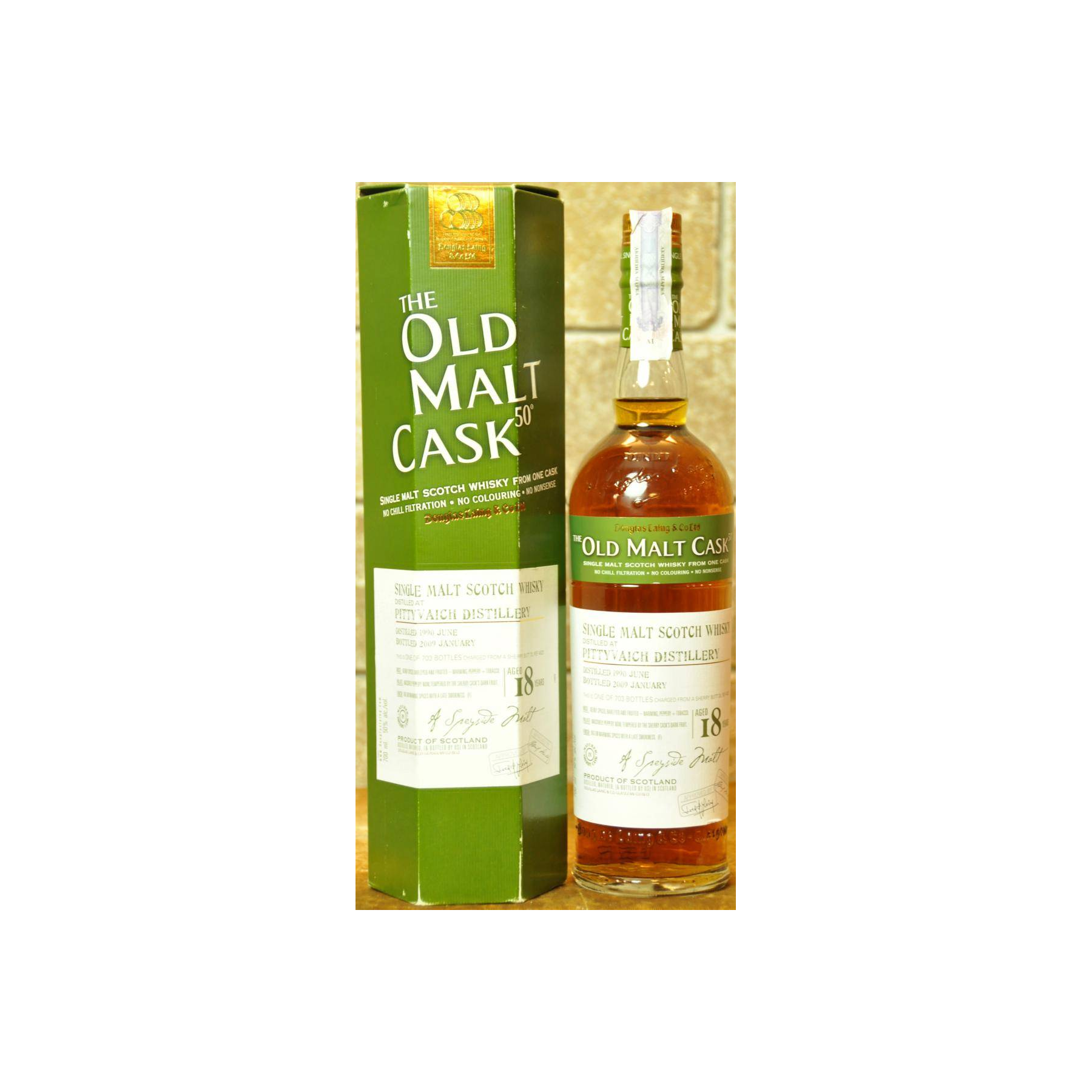 Pittyvaich Old Malt Cask 1990 18 Years Single Malt Whisky 3