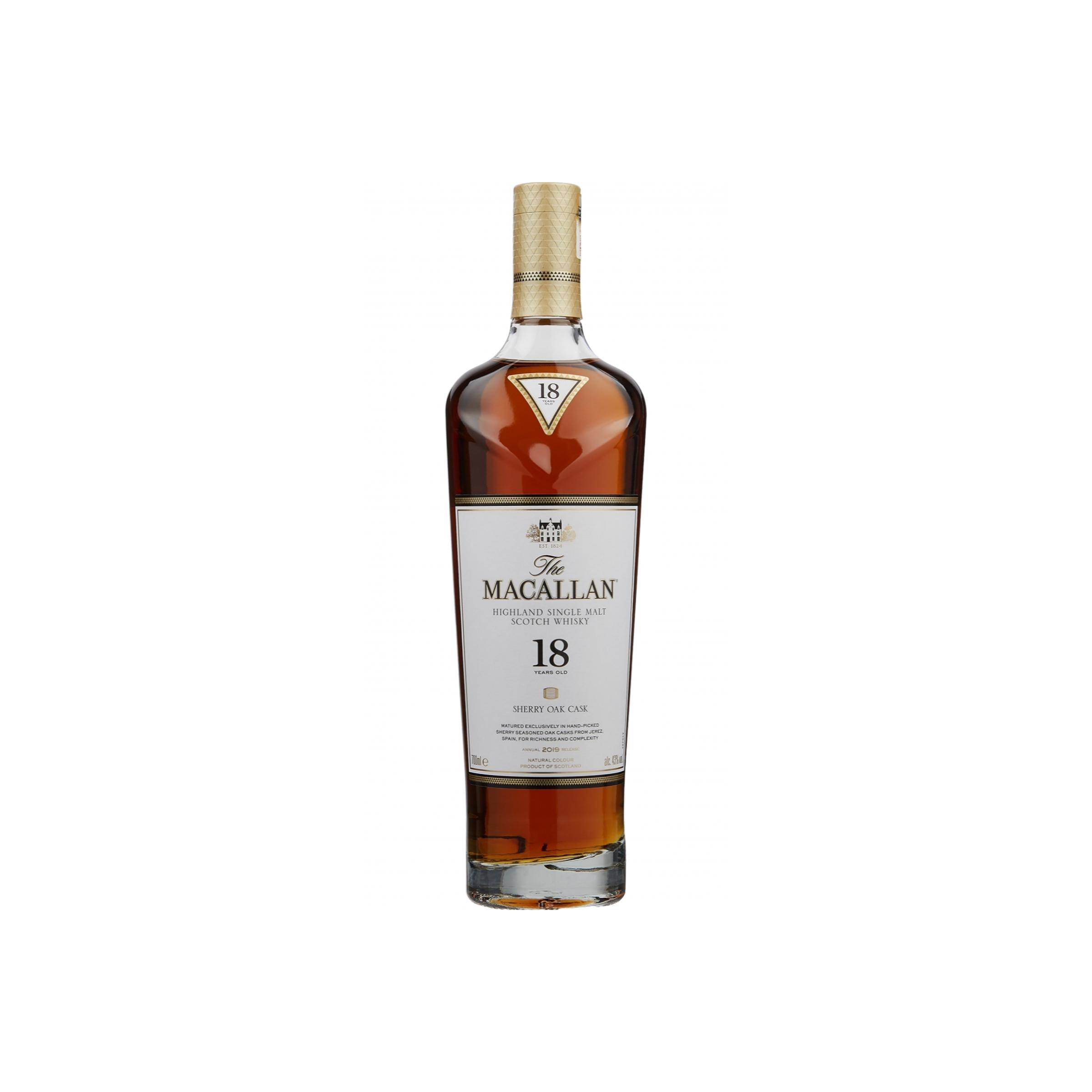 The Macallan Sherry Cask 18 Years Single Malt Whisky