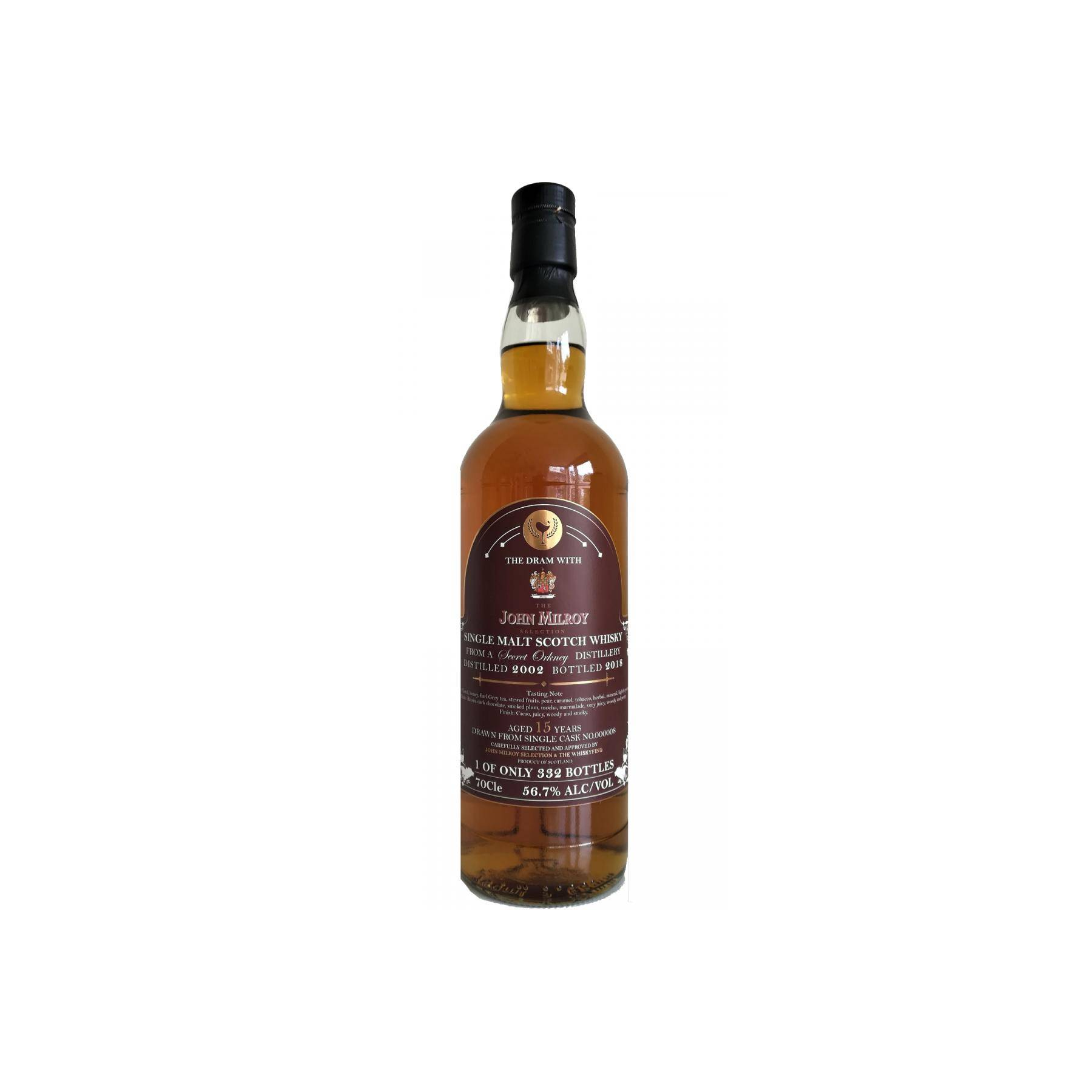 The Whiskyfind 2002 15 Years Single Malt Whisky