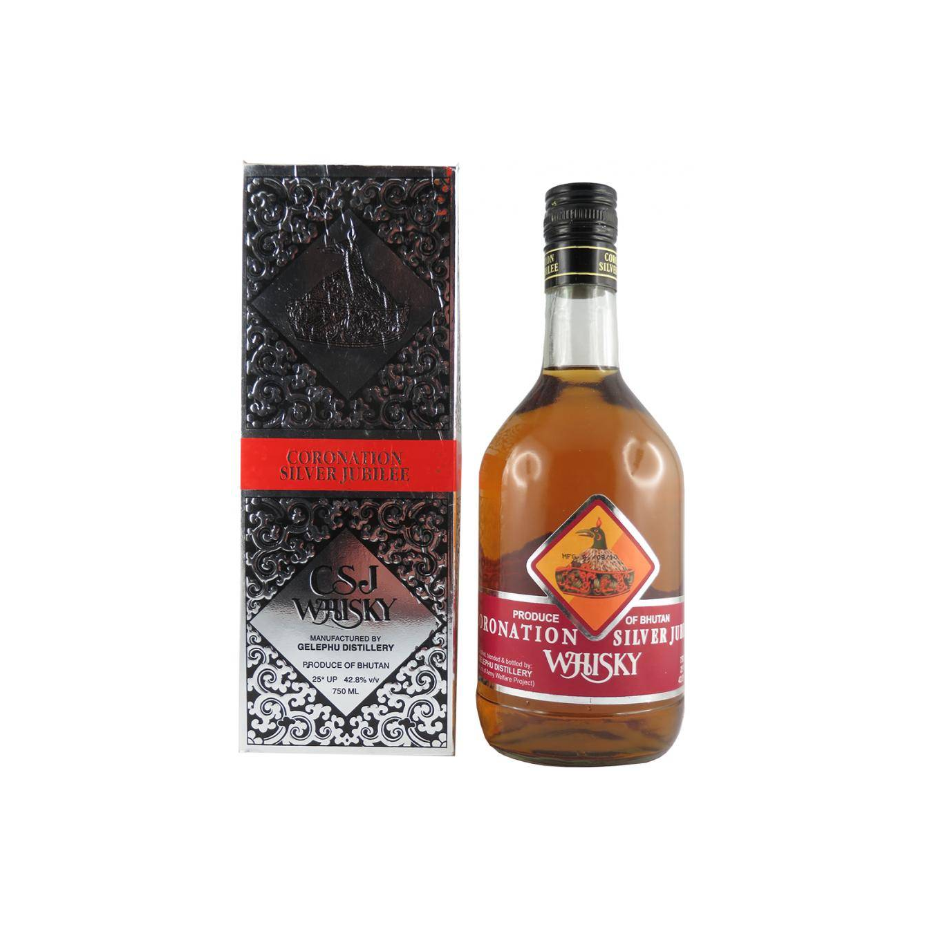 Gelephu Coronation Silver Jubilee Whisky 2
