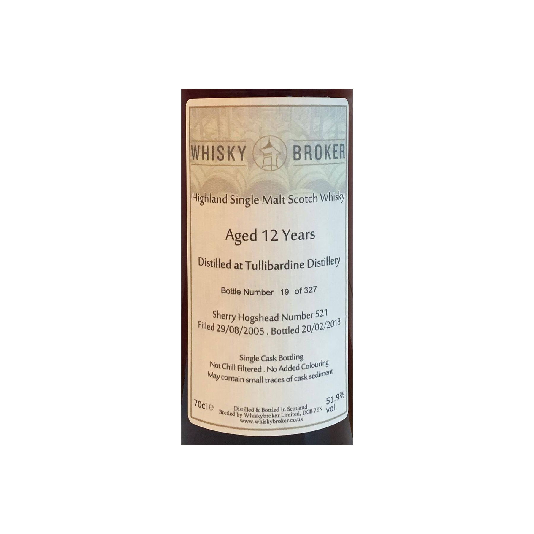 Tullibardine 2005 12 Years Single Malt Whisky 3
