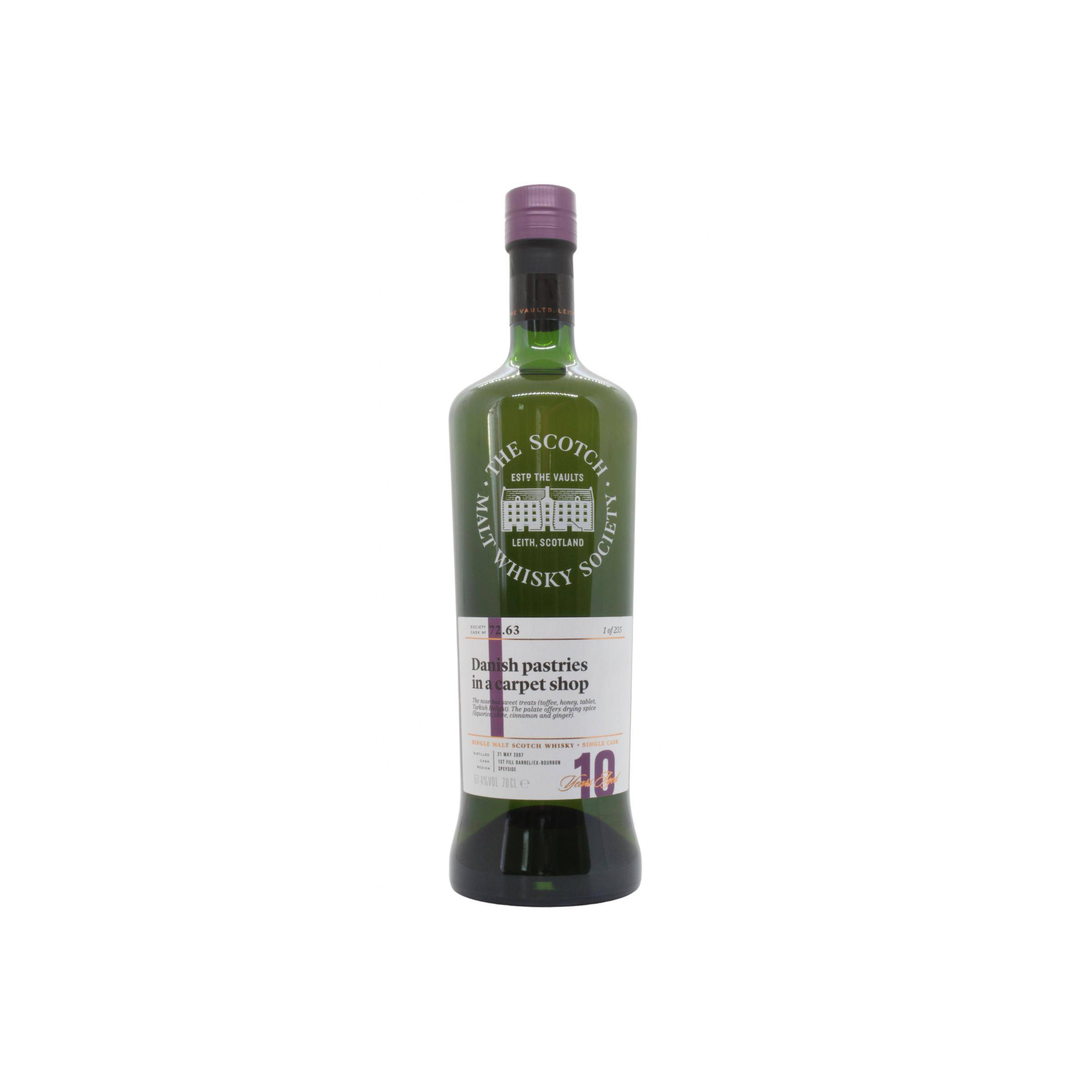The Scotch Malt Whisky Society 2007 10 Years Single Malt Whisky