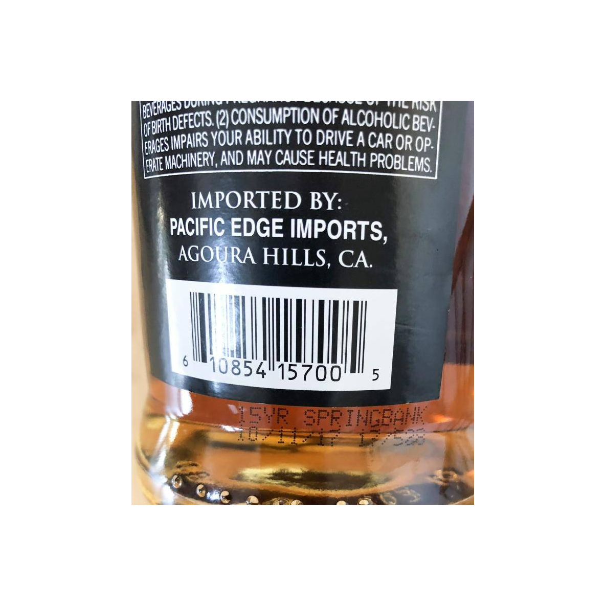 Springbank 15 Years Single Malt Whisky 3