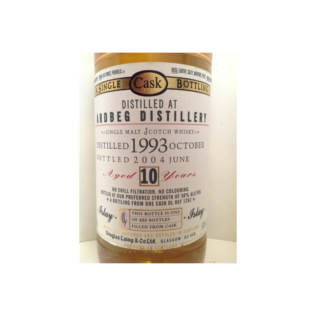 Ardbeg Old Malt Cask 1993 10 Years Single Malt Whisky 3