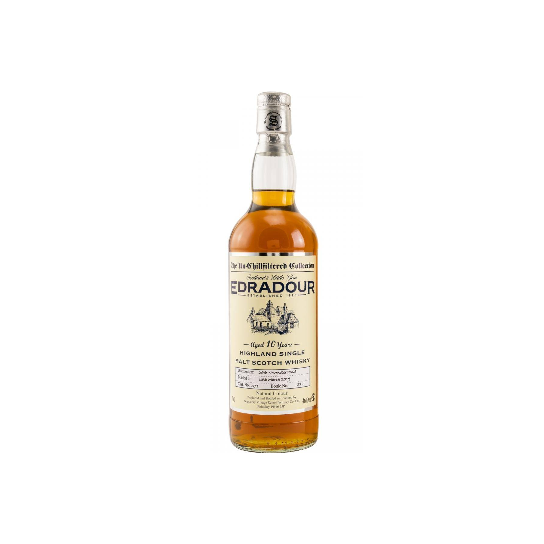 Edradour The Un-Chillfiltered Collection 2008 10 Years Single Malt Whisky