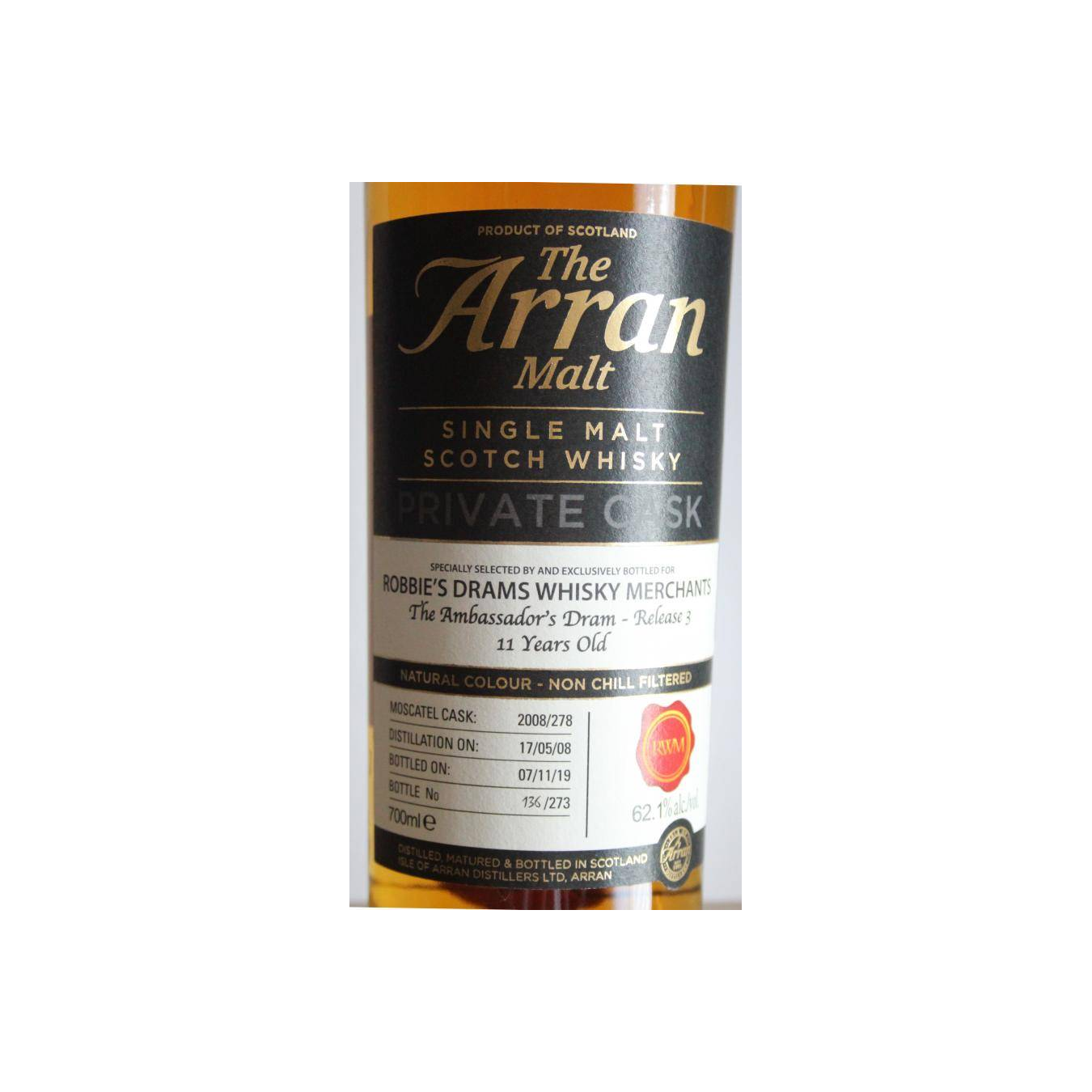Arran 2008 11 Years Single Malt Whisky 2