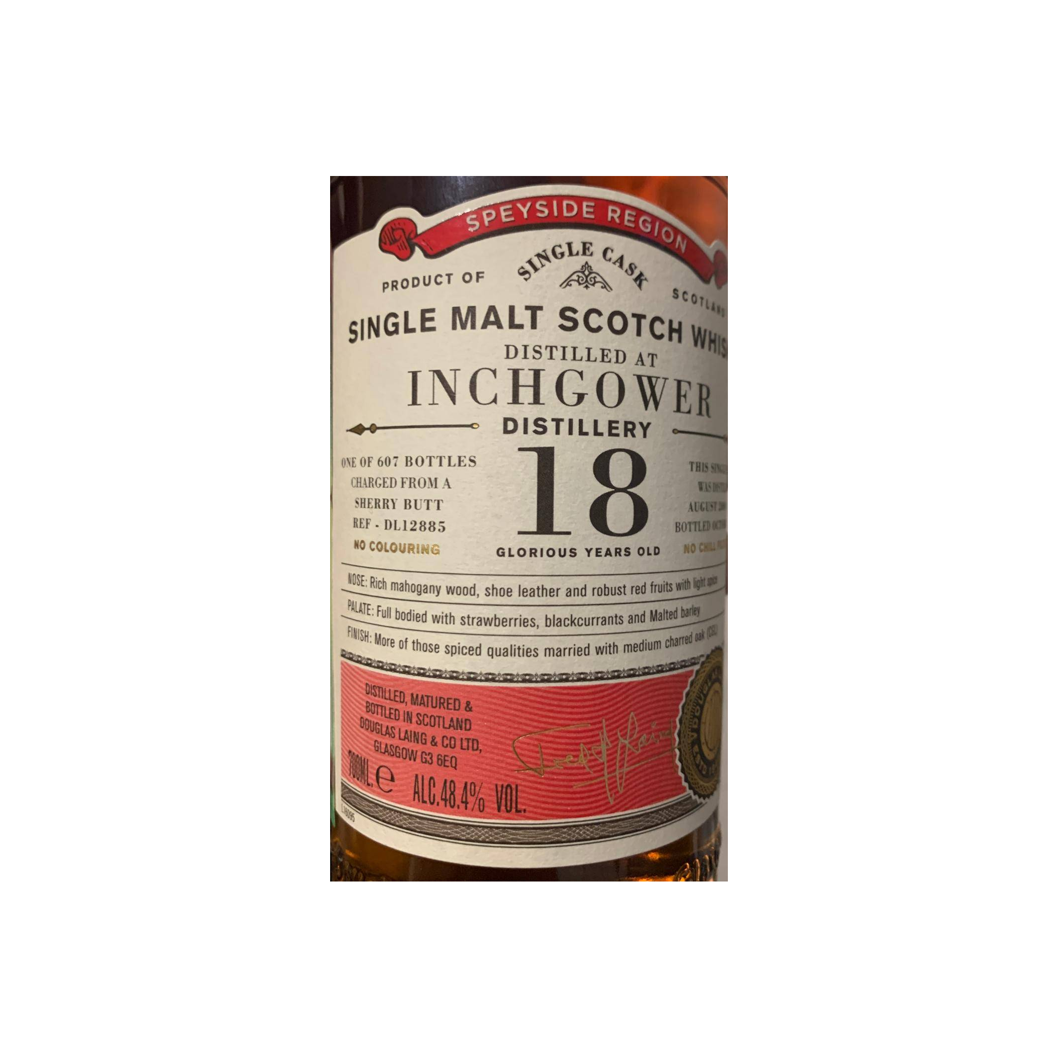 Inchgower Old Particular 2000 18 Years Single Malt Whisky 2