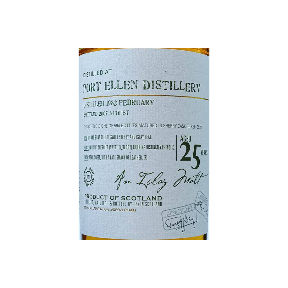 Port Ellen Old Malt Cask 1982 25 Years Single Malt Whisky 2