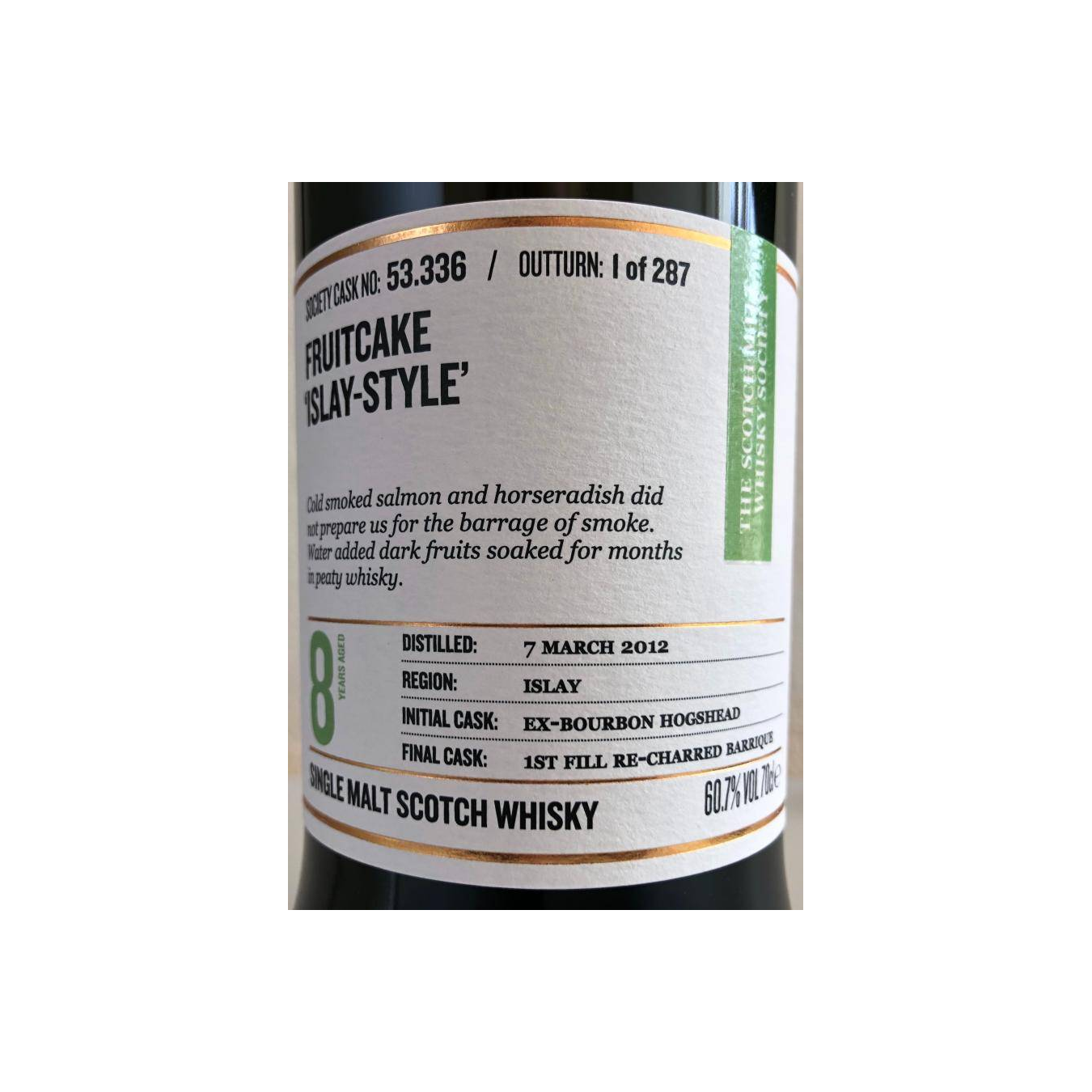 The Scotch Malt Whisky Society 2012 8 Years Single Malt Whisky 2