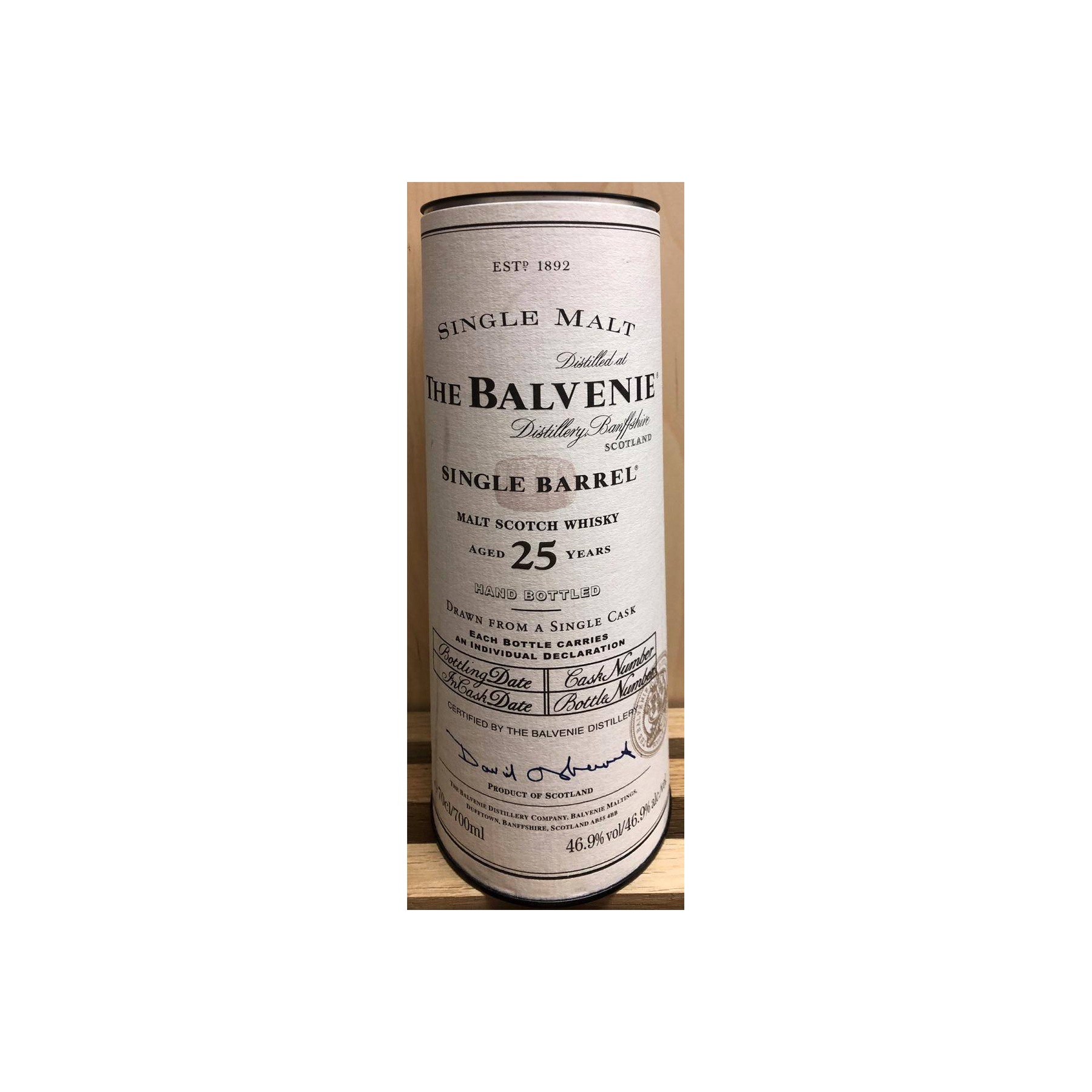 The Balvenie Single Cask 1974 25 Years Single Malt Whisky 2