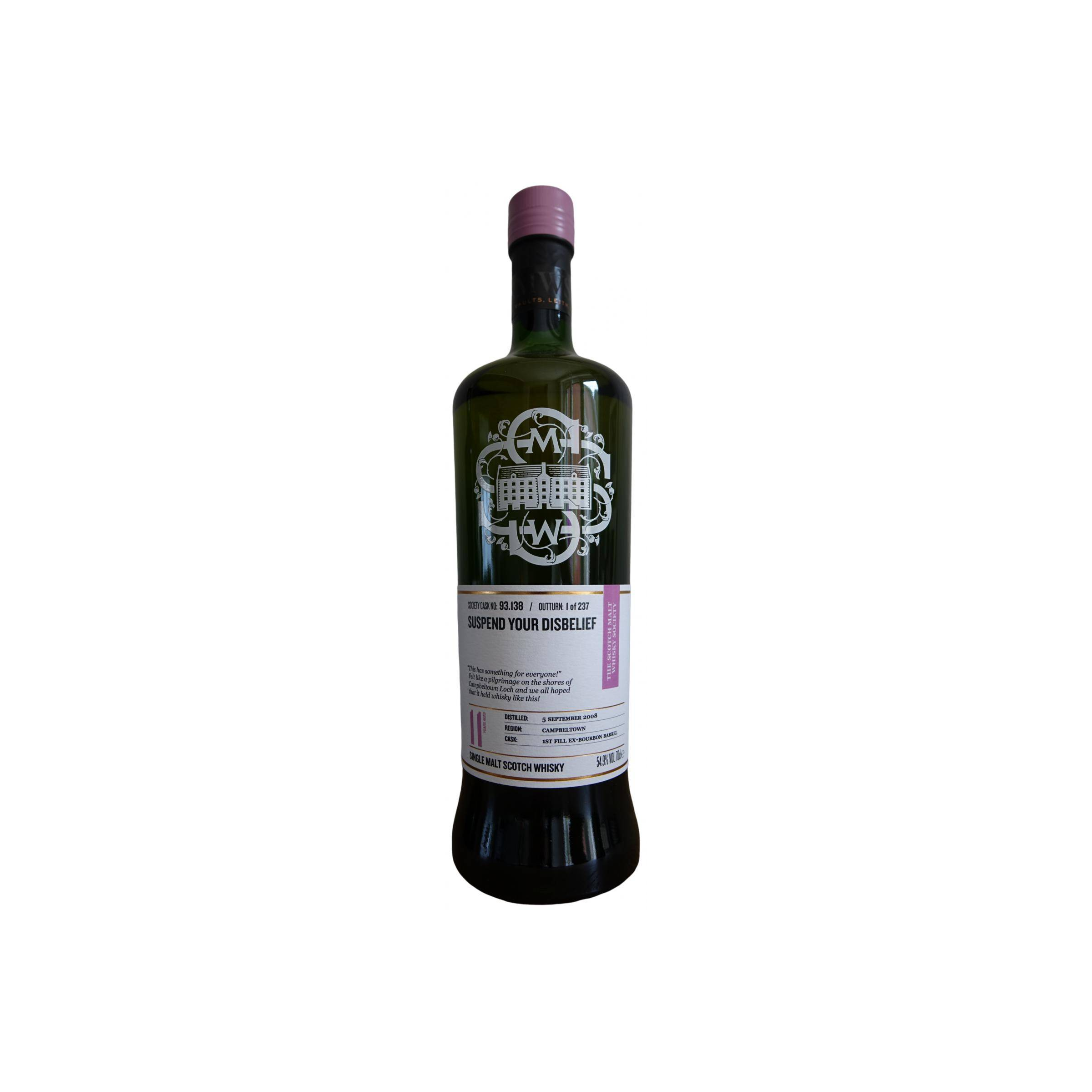 The Scotch Malt Whisky Society 2008 11 Years Single Malt Whisky