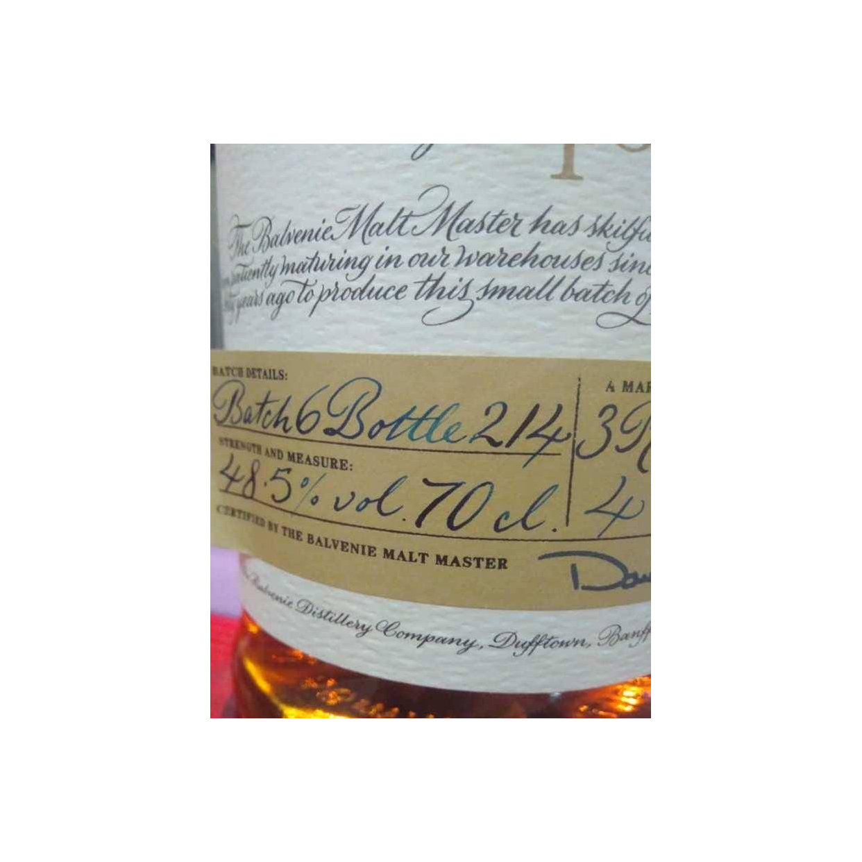 The Balvenie 40 Years Single Malt Whisky 2
