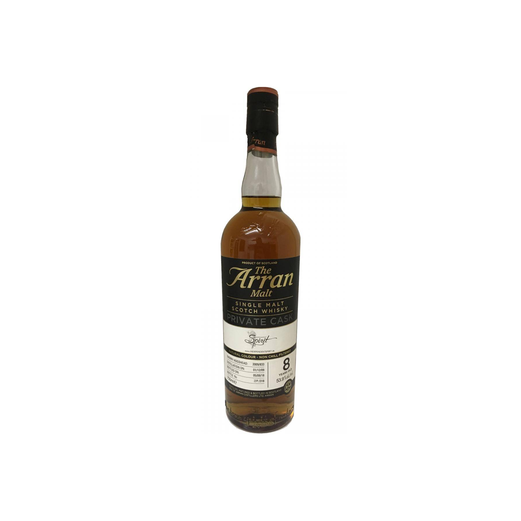 Arran Private Cask 2009 8 Years Single Malt Whisky