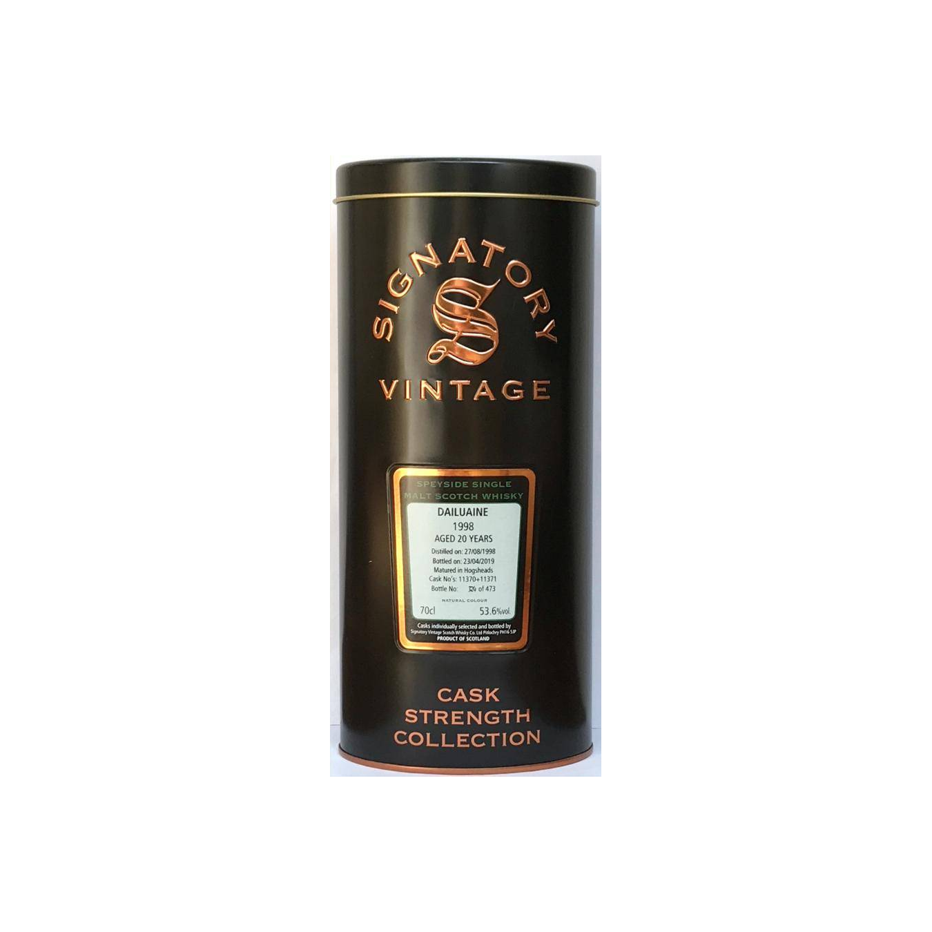 Dailuaine Cask Strength Collection 1998 20 Years Single Malt Whisky 2