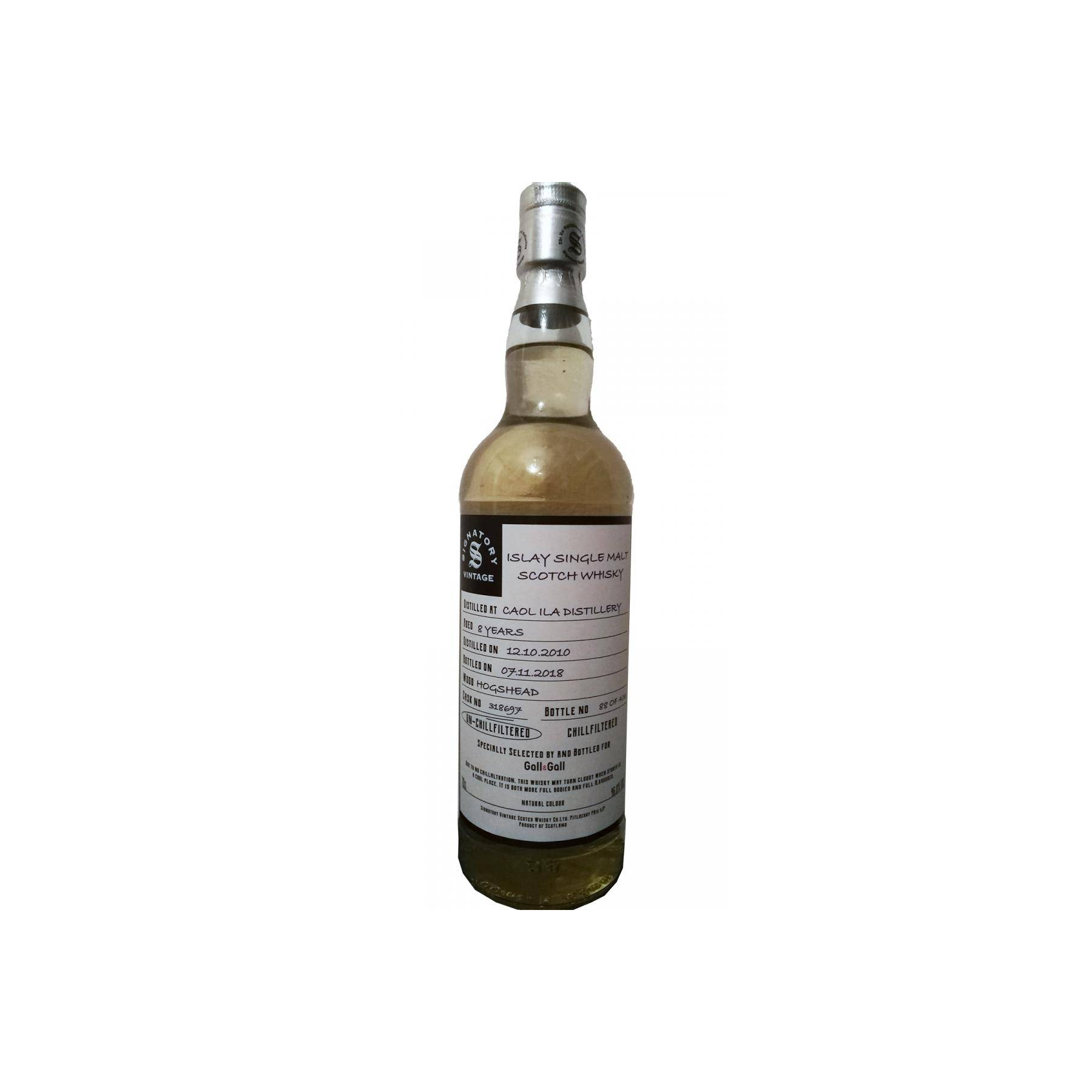 Caol Ila 2010 8 Years Single Malt Whisky