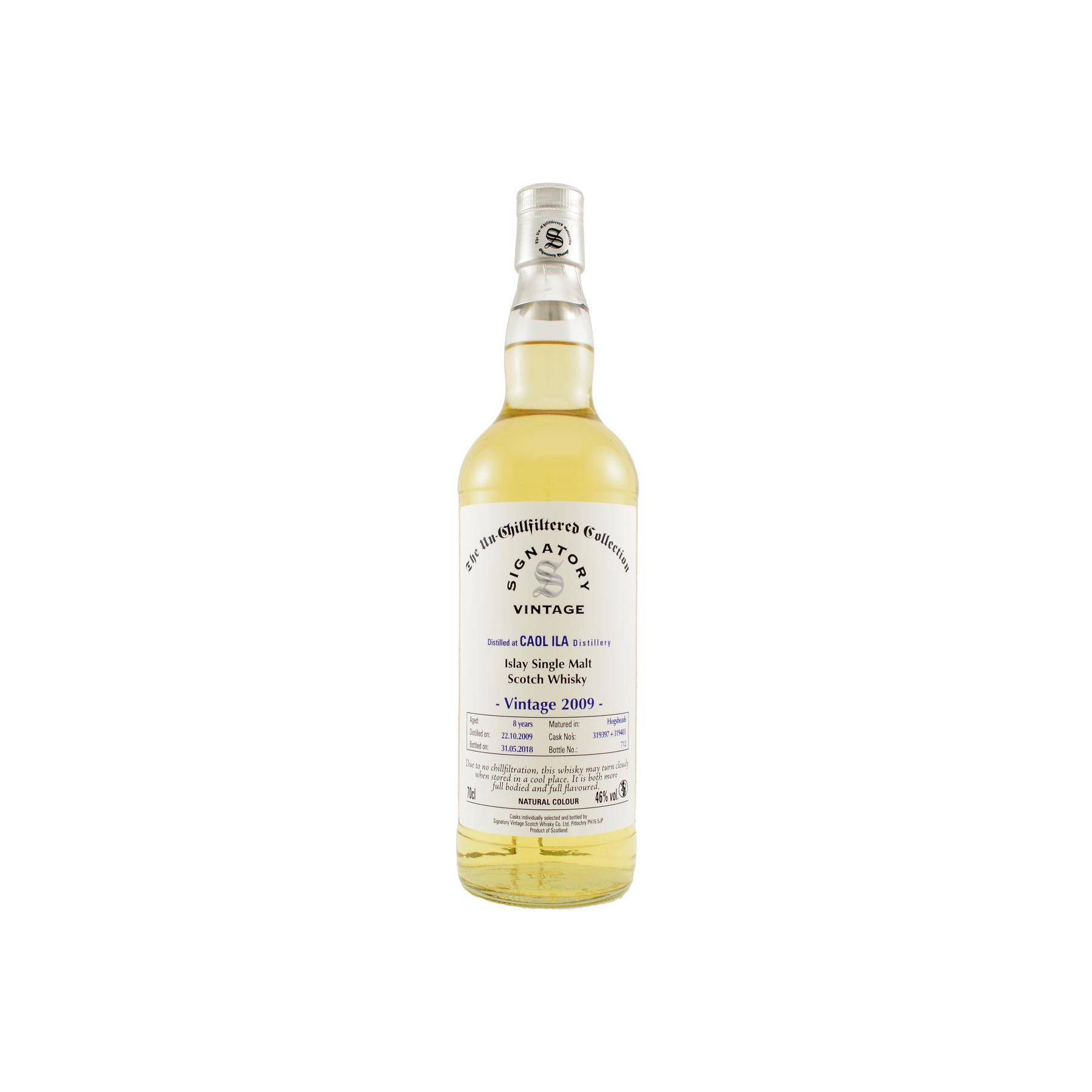 Caol Ila The Un-Chillfiltered Collection 2009 8 Years Single Malt Whisky