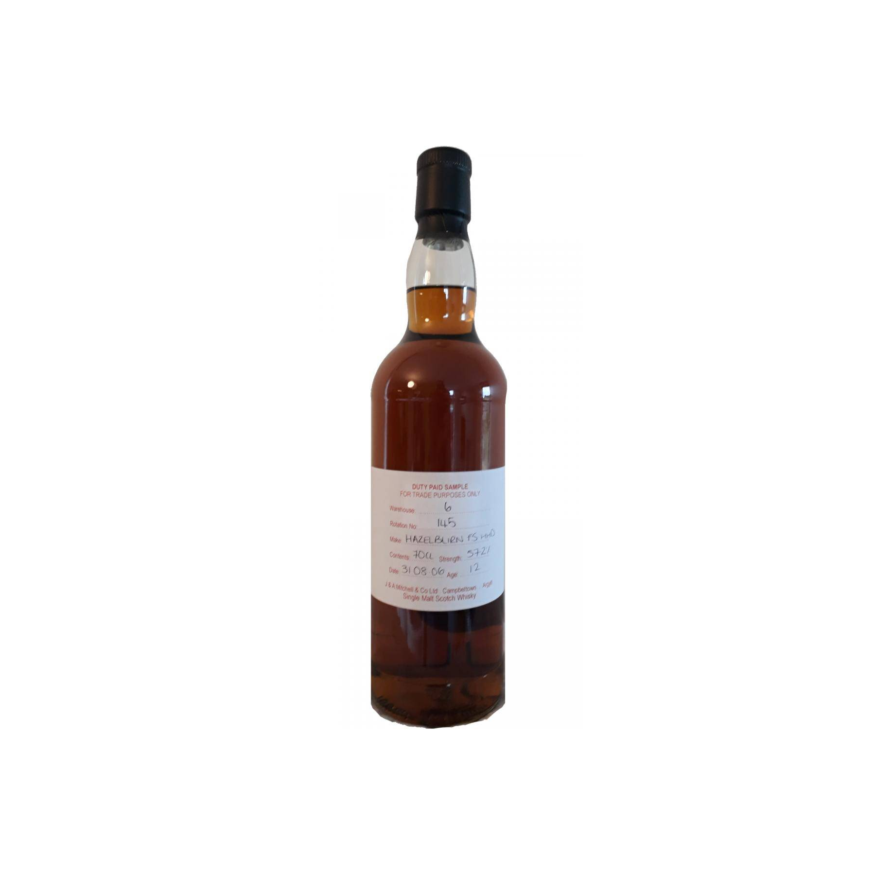 Hazelburn Duty Paid Sample - For Trade Purposes Only 2006 12 Years Single Malt Whisky