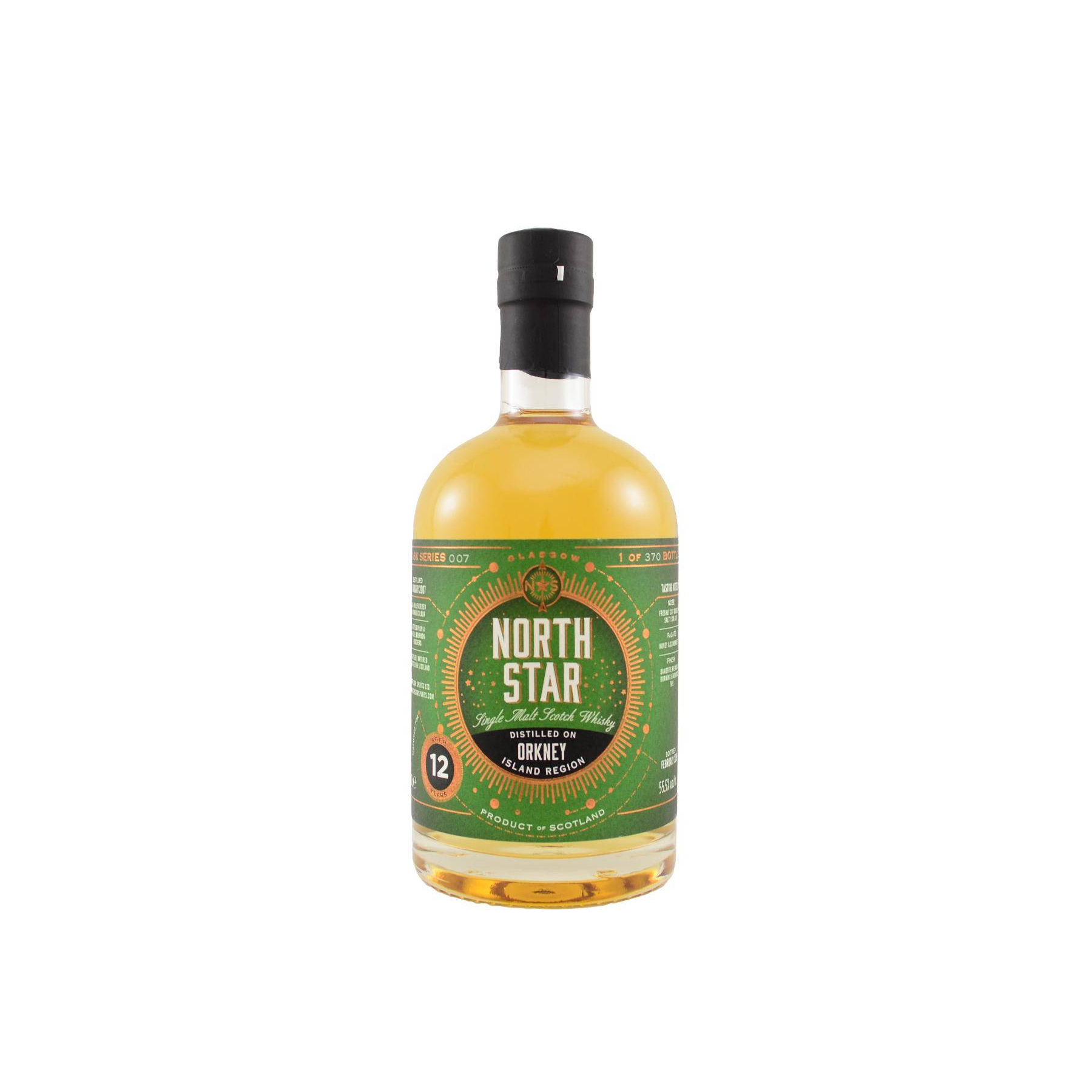North Star Spirits 2007 12 Years Single Malt Whisky