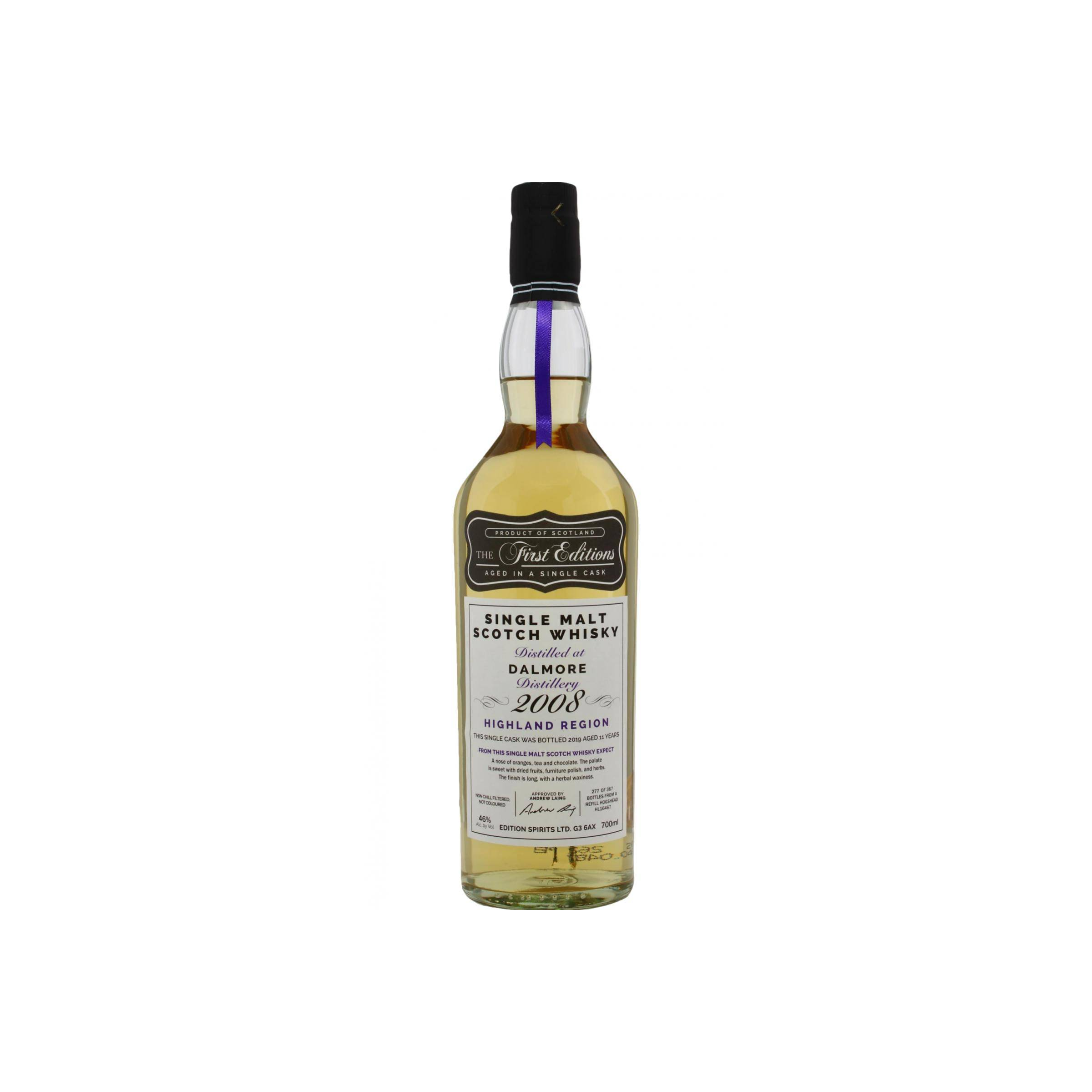 The Dalmore The First Editions 2008 11 Years Single Malt Whisky