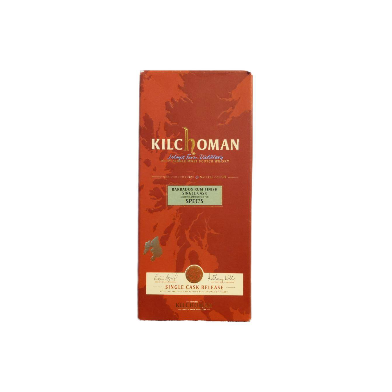 Kilchoman 2012 6 Years Single Malt Whisky