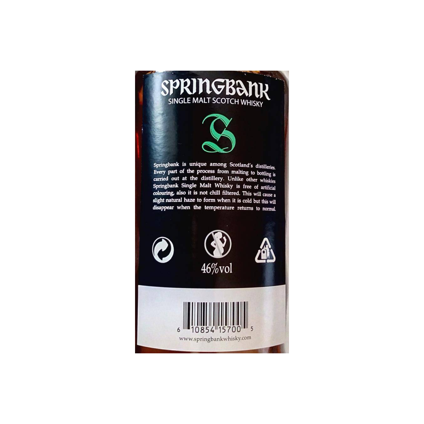 Springbank 15 Years Single Malt Whisky 2